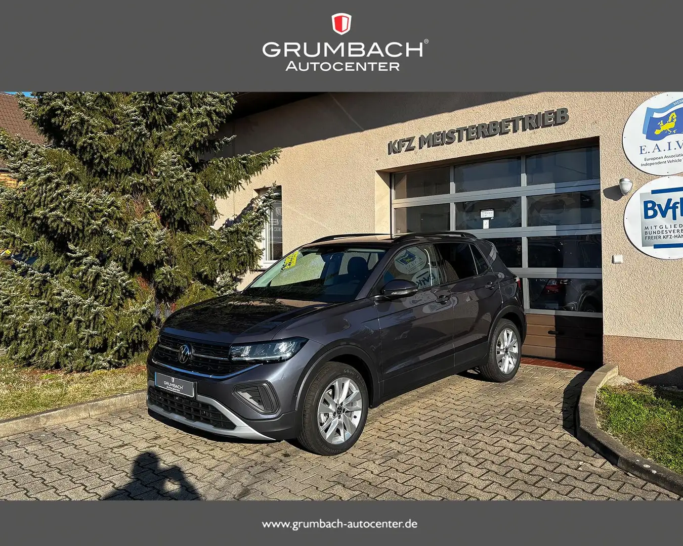 Volkswagen T-Cross 1.0 TSI 85kw DSG Life Edition Sitzh. Kamera 17Z... Grau - 1