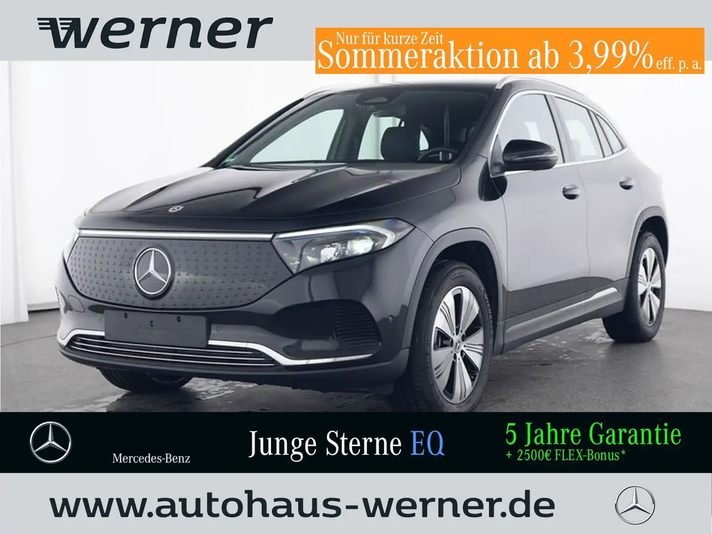 Mercedes-Benz EQA 300 4M PROG-ADV AHK WINTER KAMERA VZA AMBIEN Noir - 1