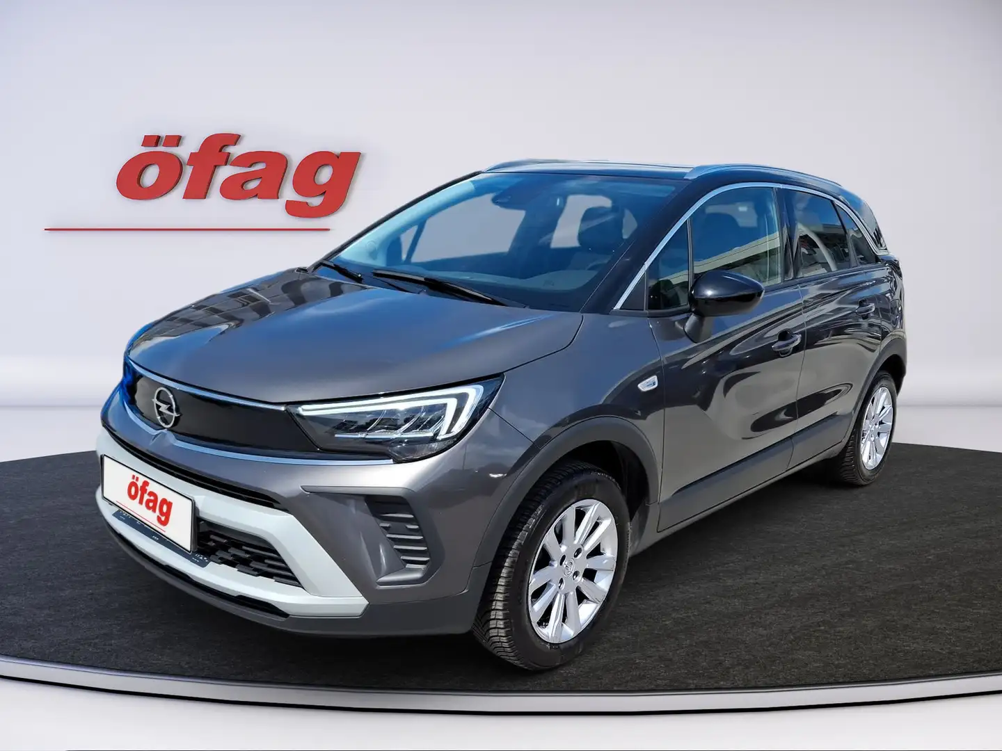 Opel Crossland 1.2 Turbo Elegance Aut. Grijs - 1