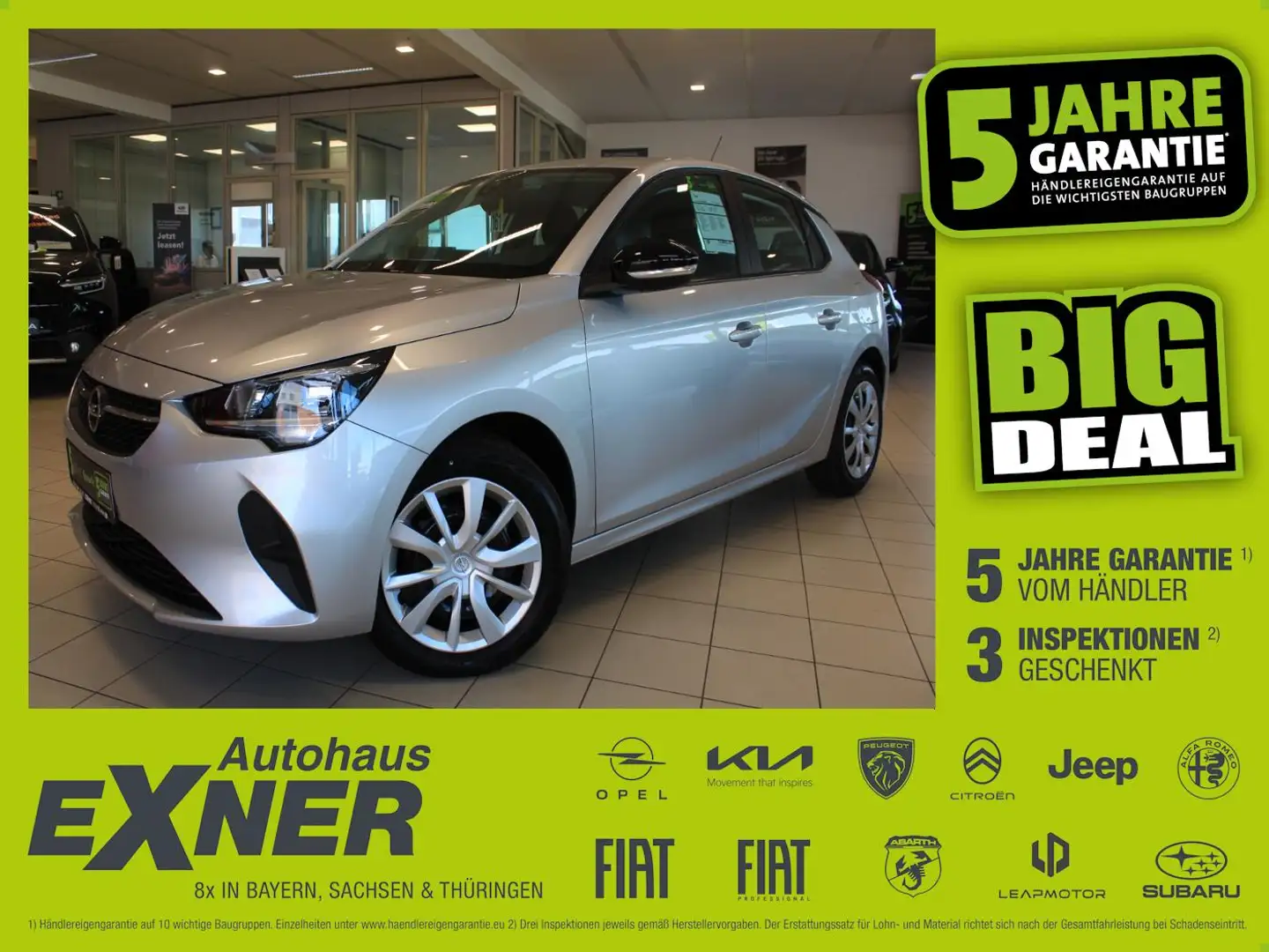 Opel Corsa 1.2 EDITION inkl. 5 Jahre GW-Garantie (G5) Silber - 1