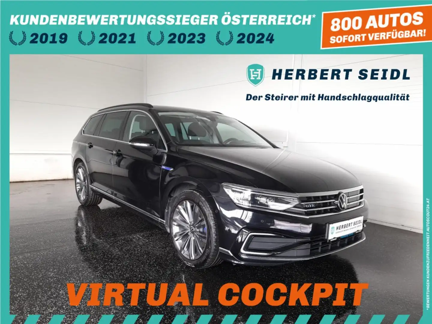 Volkswagen Passat Variant GTE PHEV DSG *STANDHZG / MATRIX-LED / 18 ZOLL / VIRTUELL / NAVI / AHV & KAMERA / ACC / MEMORYSITZ* Schwarz - 1