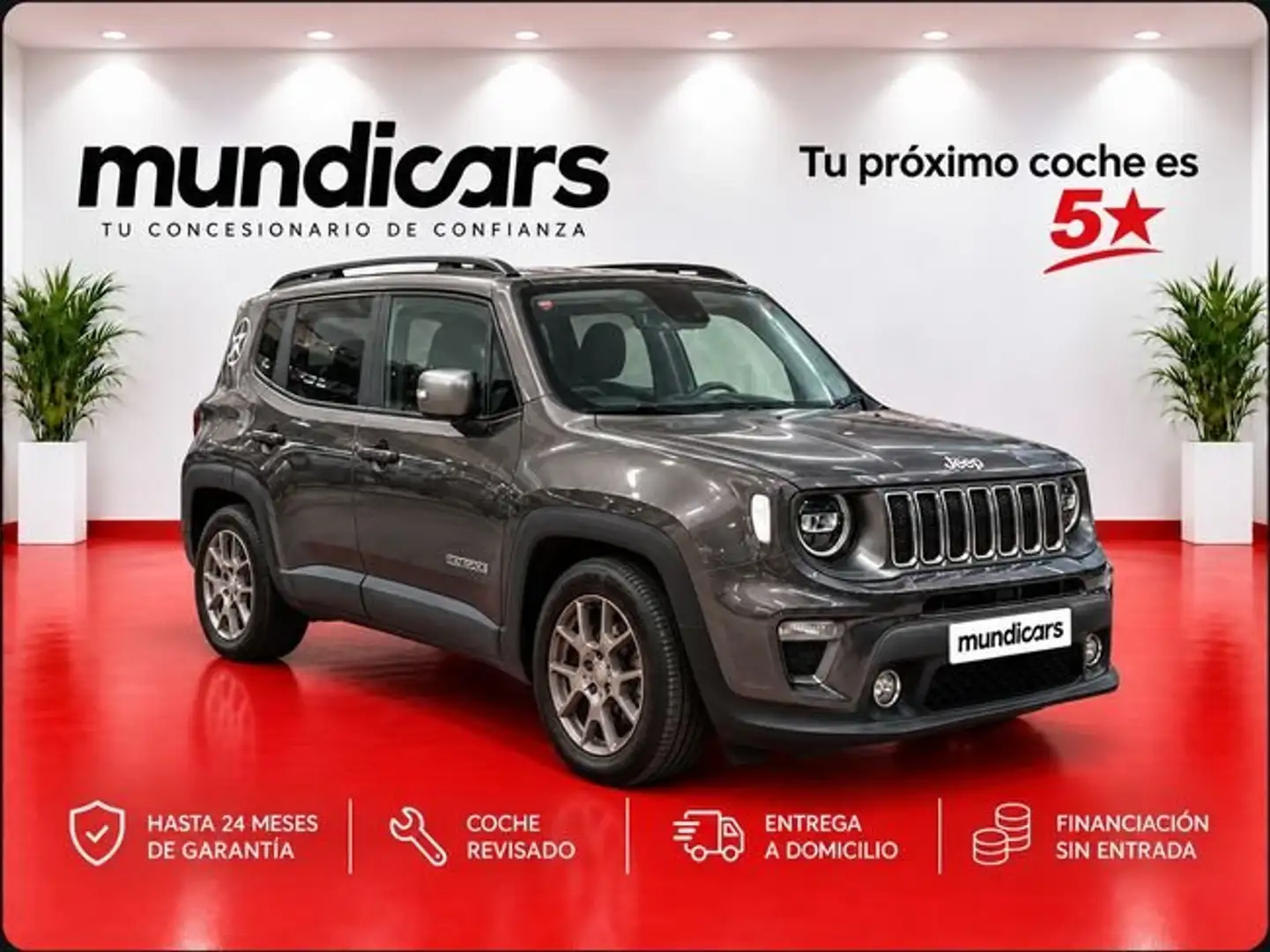 Jeep Renegade 1.0G 88kW Limited 4x2 Gris - 1