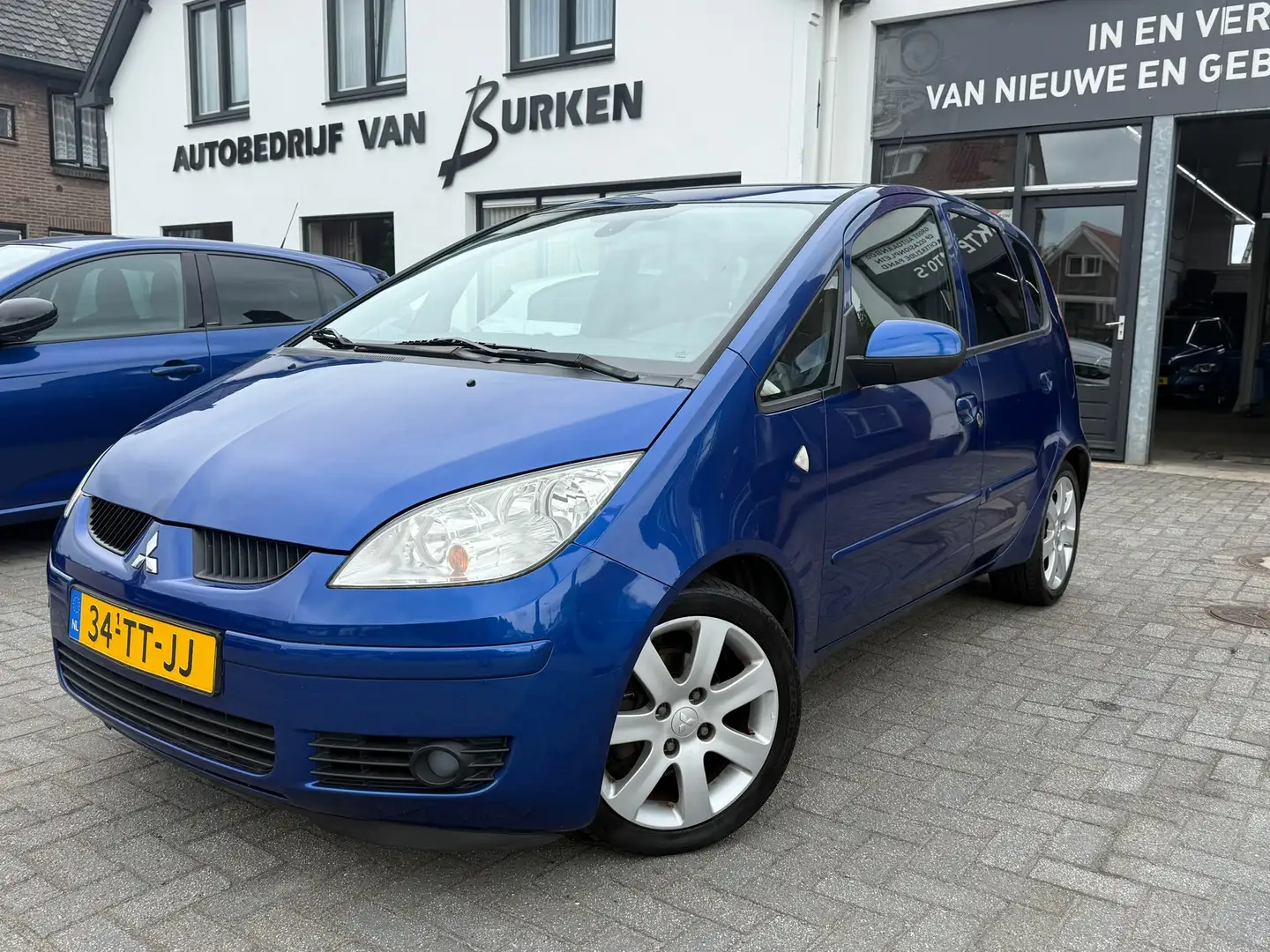 Mitsubishi Colt 1.5 d'Azur, Panoramadak,L.M.Velgen,Airco,Extra get Blauw - 1
