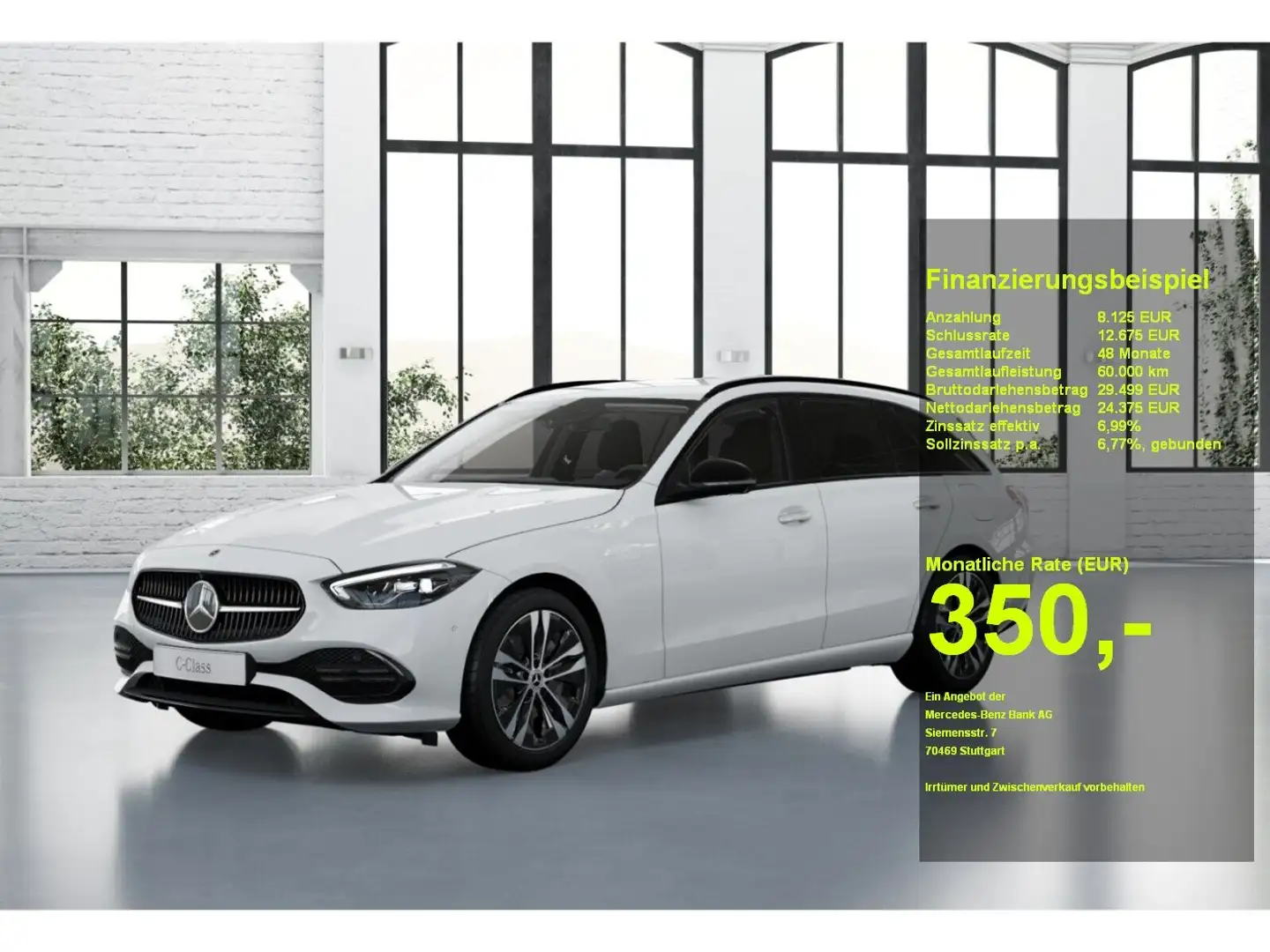 Mercedes-Benz C 300 e T Avantgarde+Night+360+Ambiente+Distr. Wit - 1