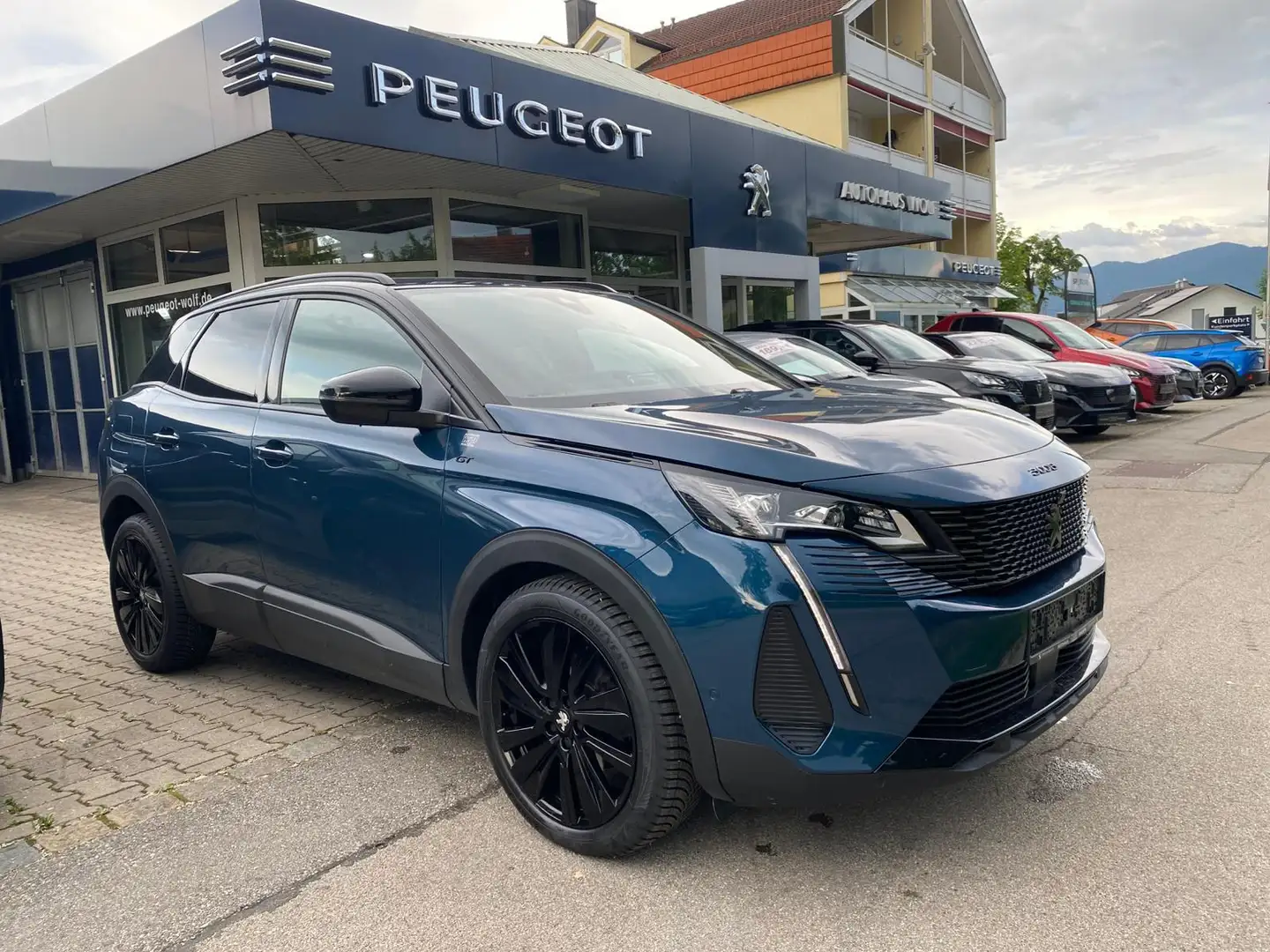Peugeot 3008 GT Pack BlueHDi 130 EAT8 Bleu - 1