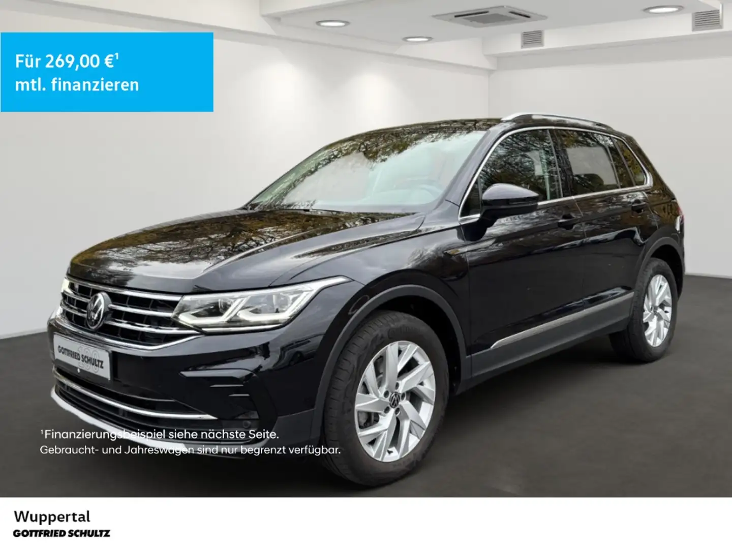 Volkswagen Tiguan 2.0 TDI 4M DSG NAVI AHK ACC LED SHZ PDC LM Schwarz - 1