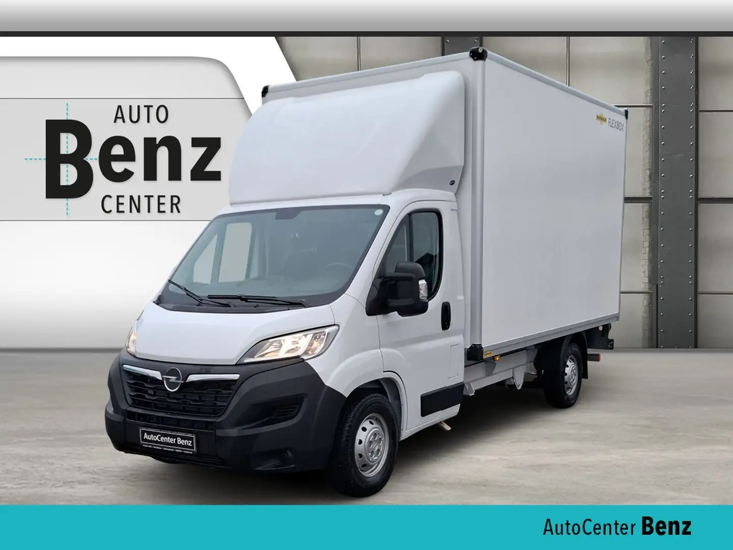 Opel MOVANO L3 HUMBAUR KOFFER-AUFBAU + LADEBORDWAND ! Blanco - 1