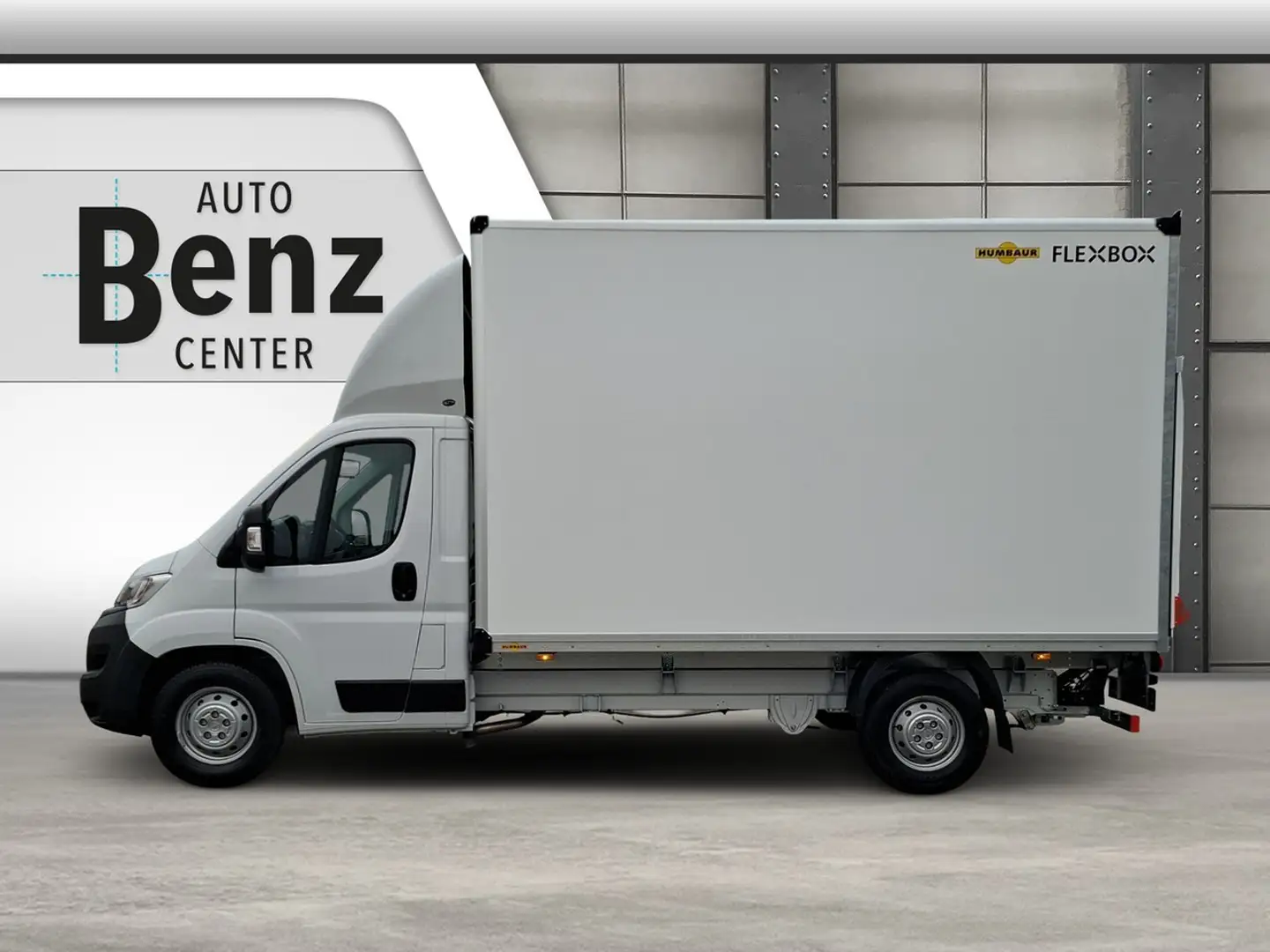 Opel MOVANO L3 HUMBAUR KOFFER-AUFBAU + LADEBORDWAND ! Blanco - 2