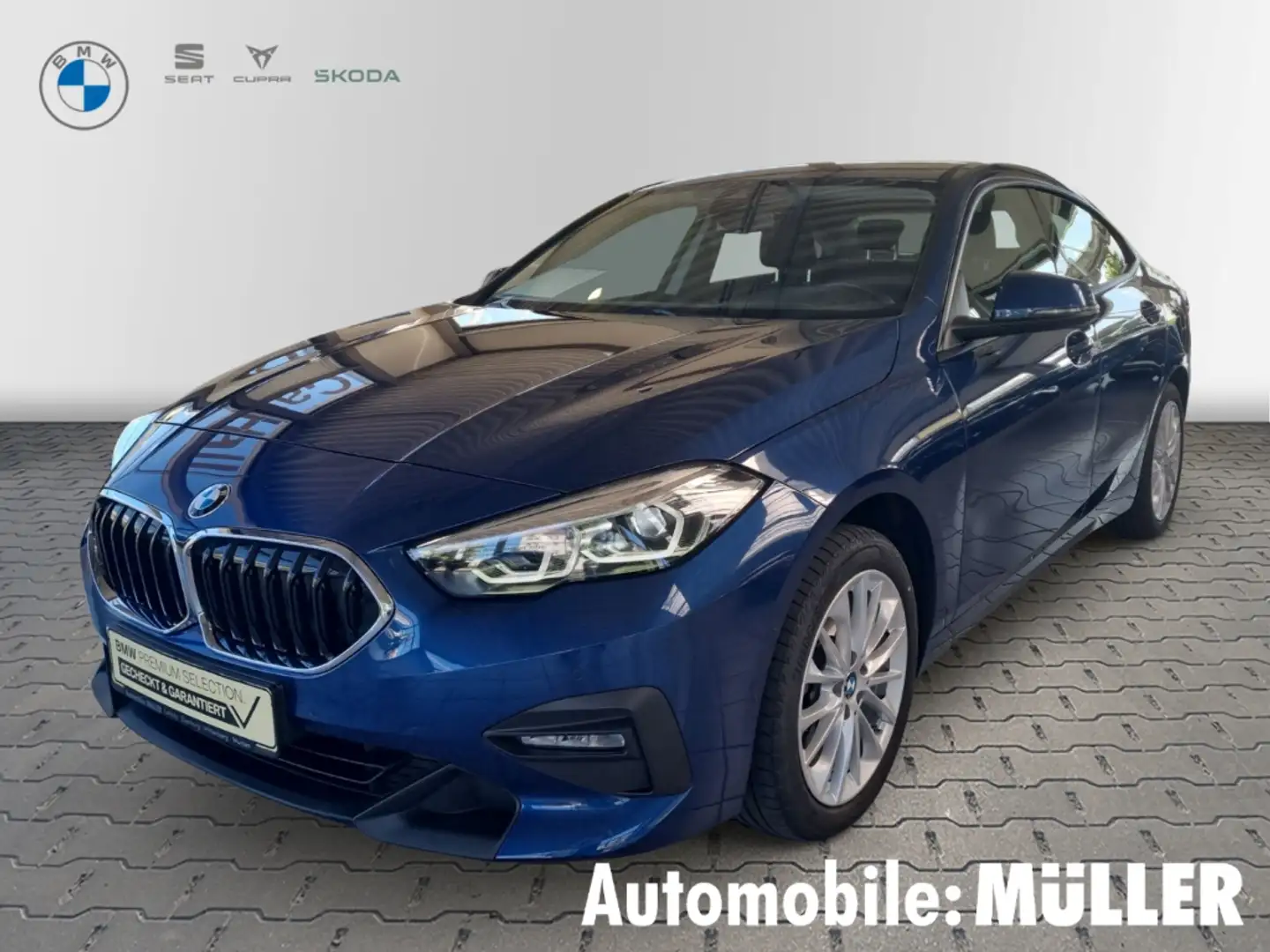 BMW 218 Gran Coupe Park-Assistent AHK Navi Digitales Cockp Blau - 1