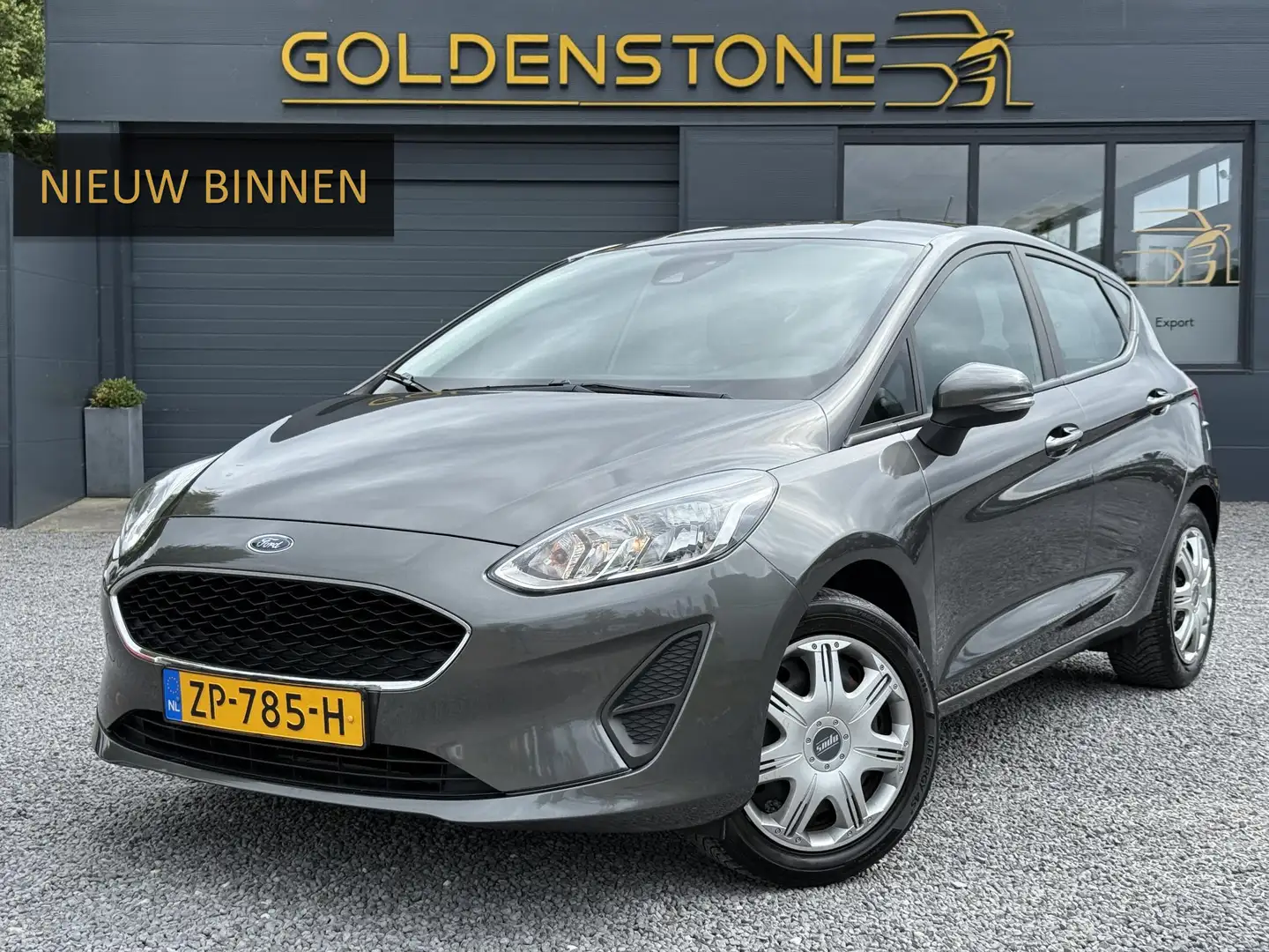 Ford Fiesta 1.1 Trend 2e Eigenaar,Navi,Pdc,Airco,Cruise,Dealer Grijs - 1