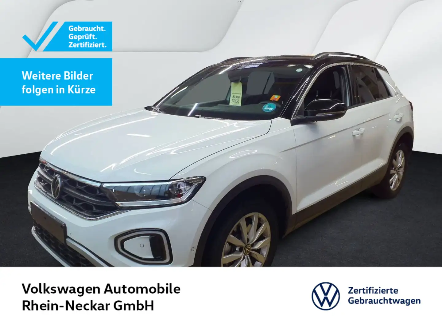 Volkswagen T-Roc 2.0 TDI GOAL DSG Navi AHK Kamera uvm Weiß - 1
