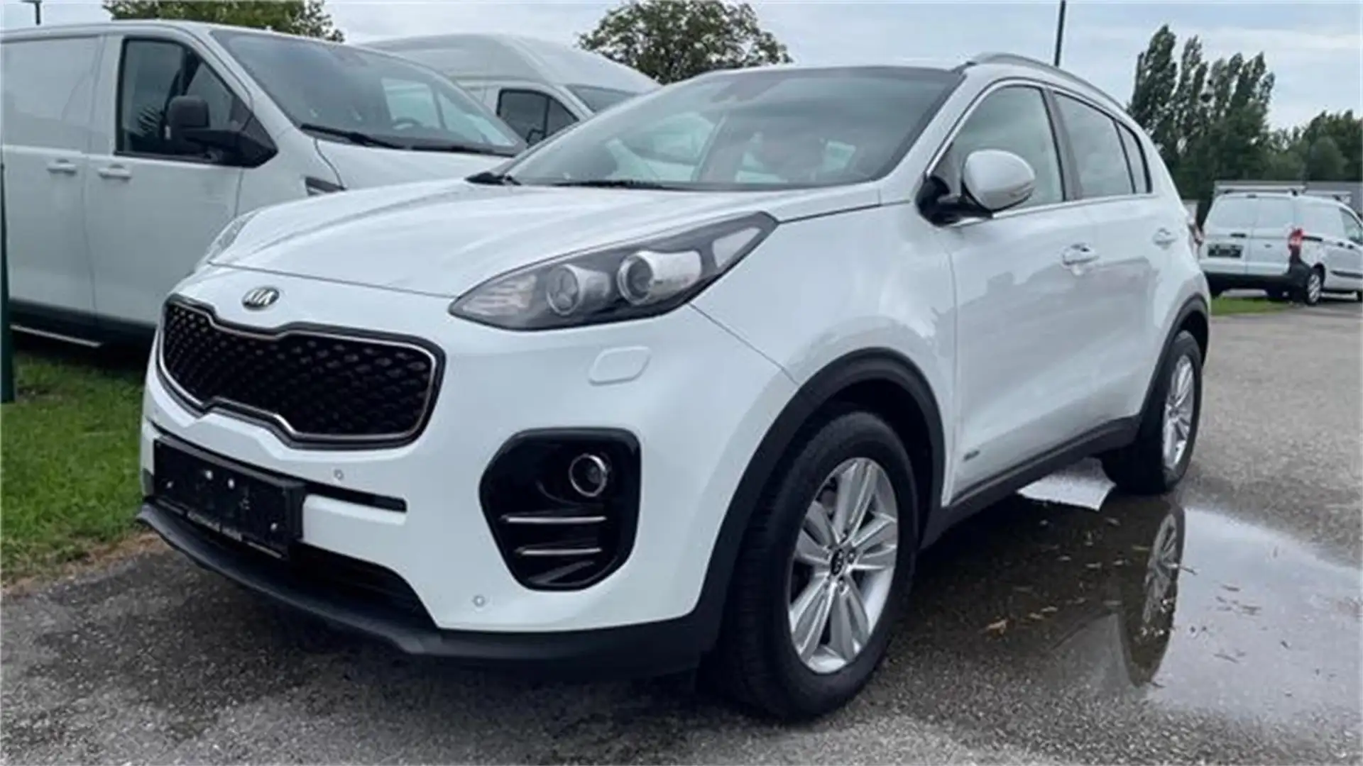 Kia Sportage 2,0 CRDI AWD Gold Aut. Allrad mit Automat Weiß - 1