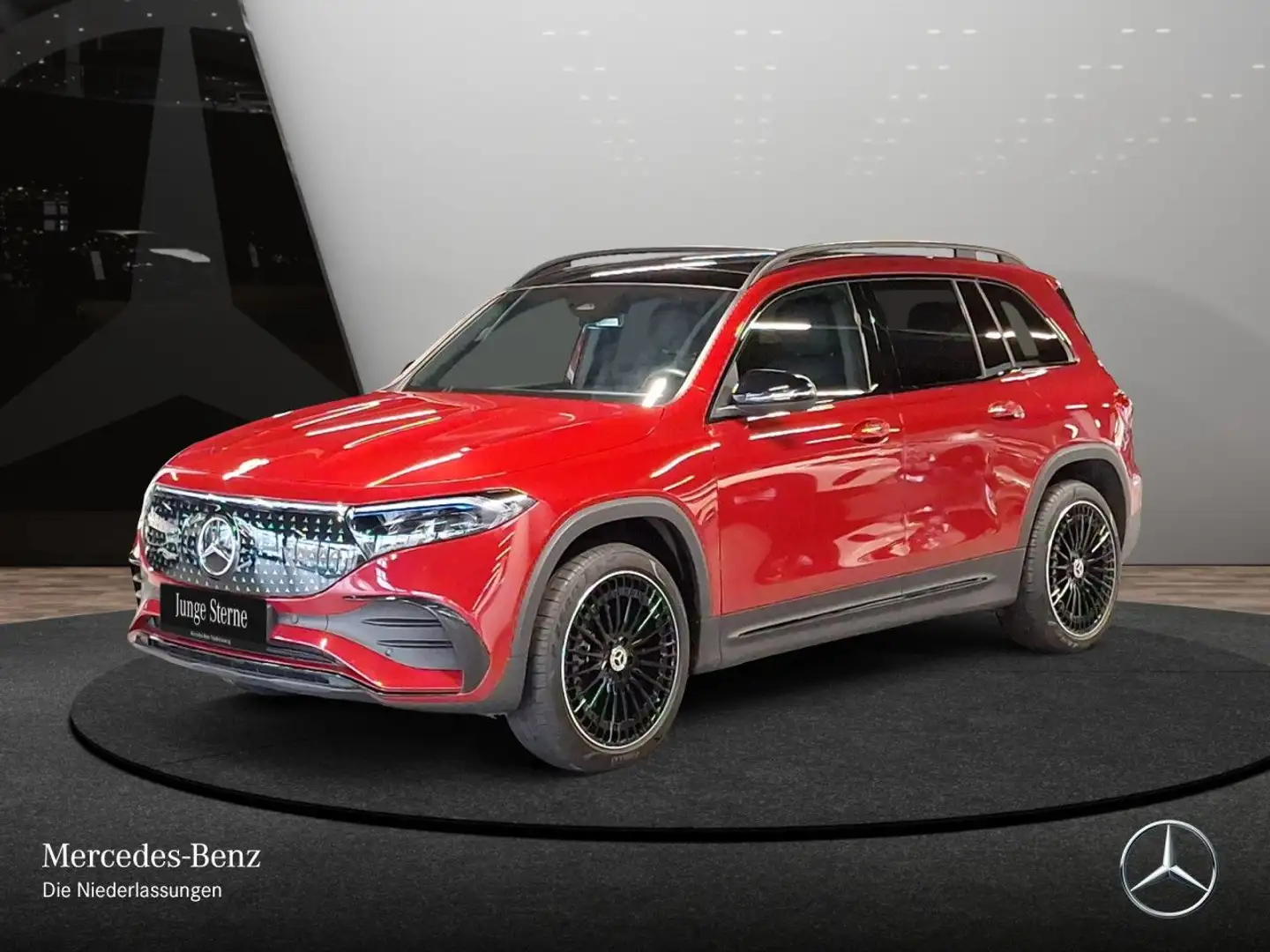Mercedes-Benz EQB 250 AMG+NIGHT+ADVANCED+AHK+PANO+KAMERA+SPUR Rouge - 2