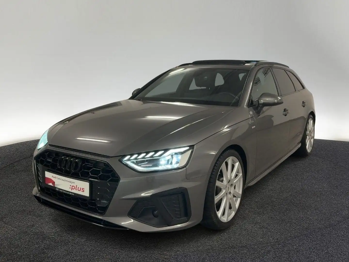 Audi A4 S line 40 TDI qu.S tr. AHK RFK LED PANO Grau - 2