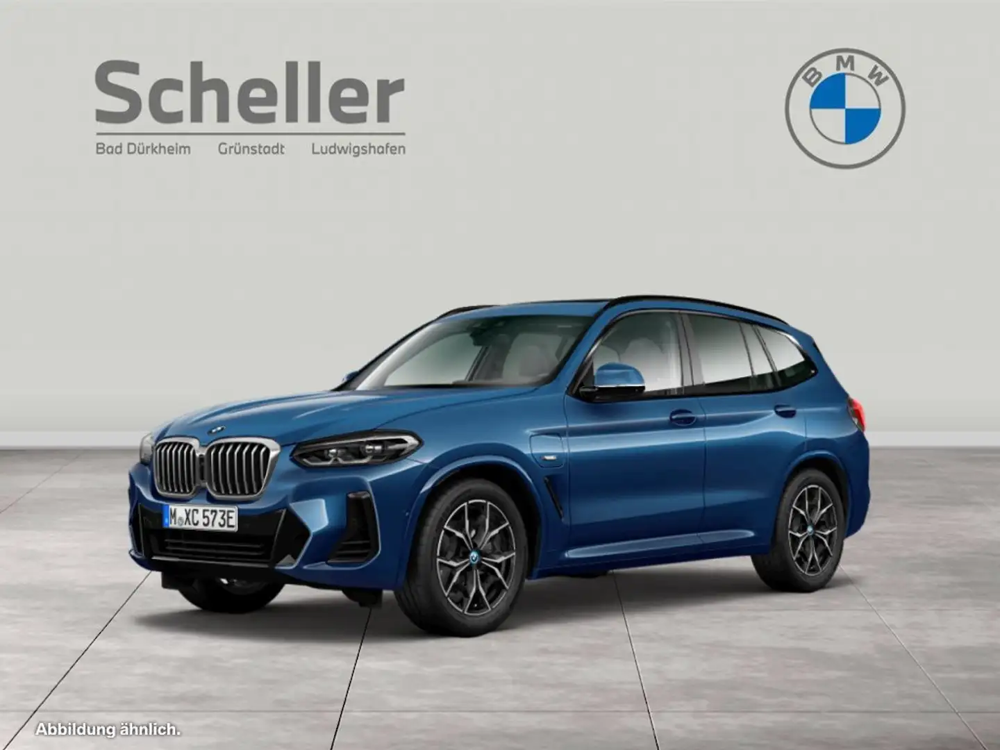 BMW X3 xDrive30e M Sportpaket HiFi DAB LED WLAN RFK Blau - 1