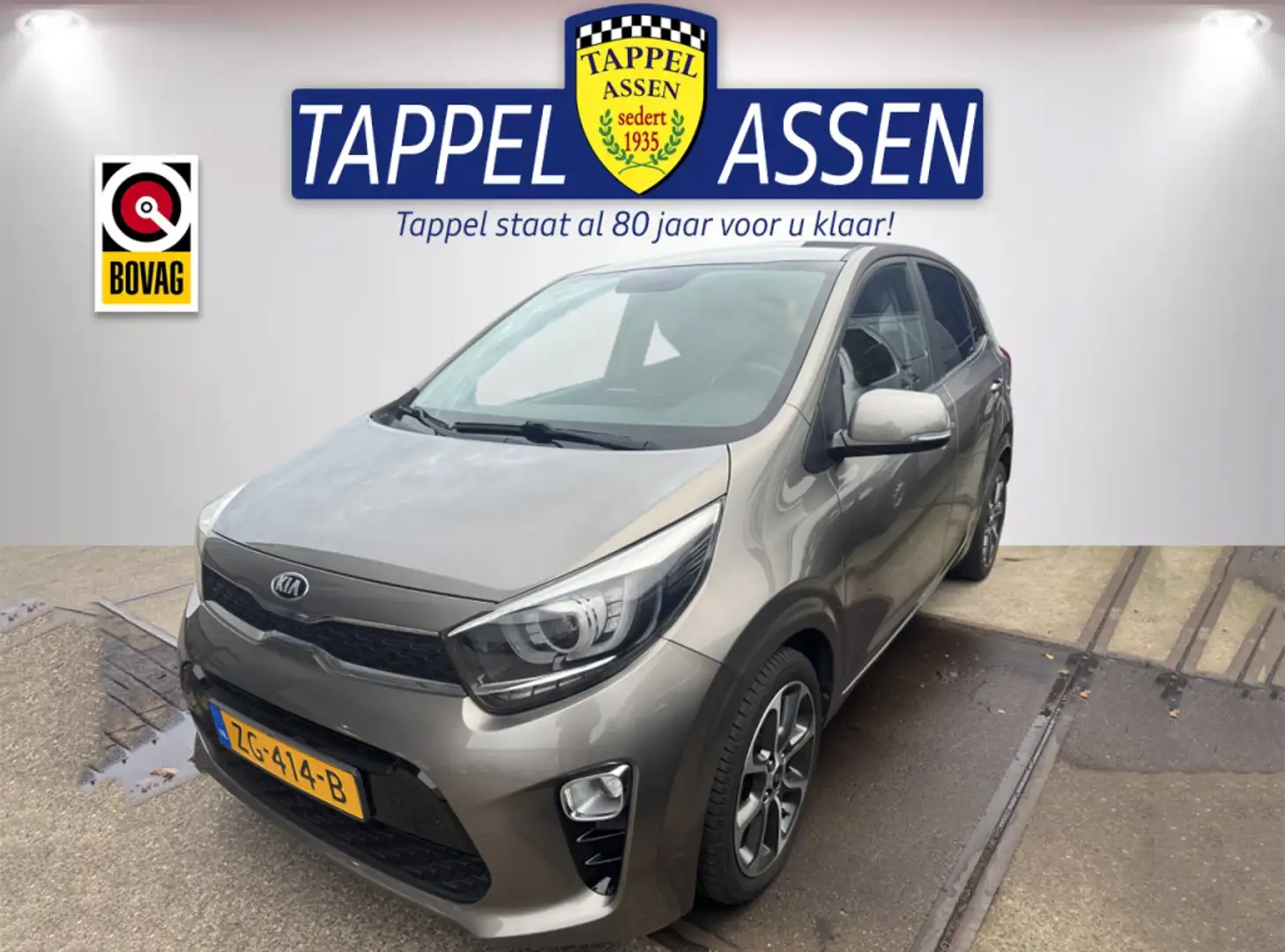Kia Picanto 1.0 CVVT Design Ed. Grijs - 1