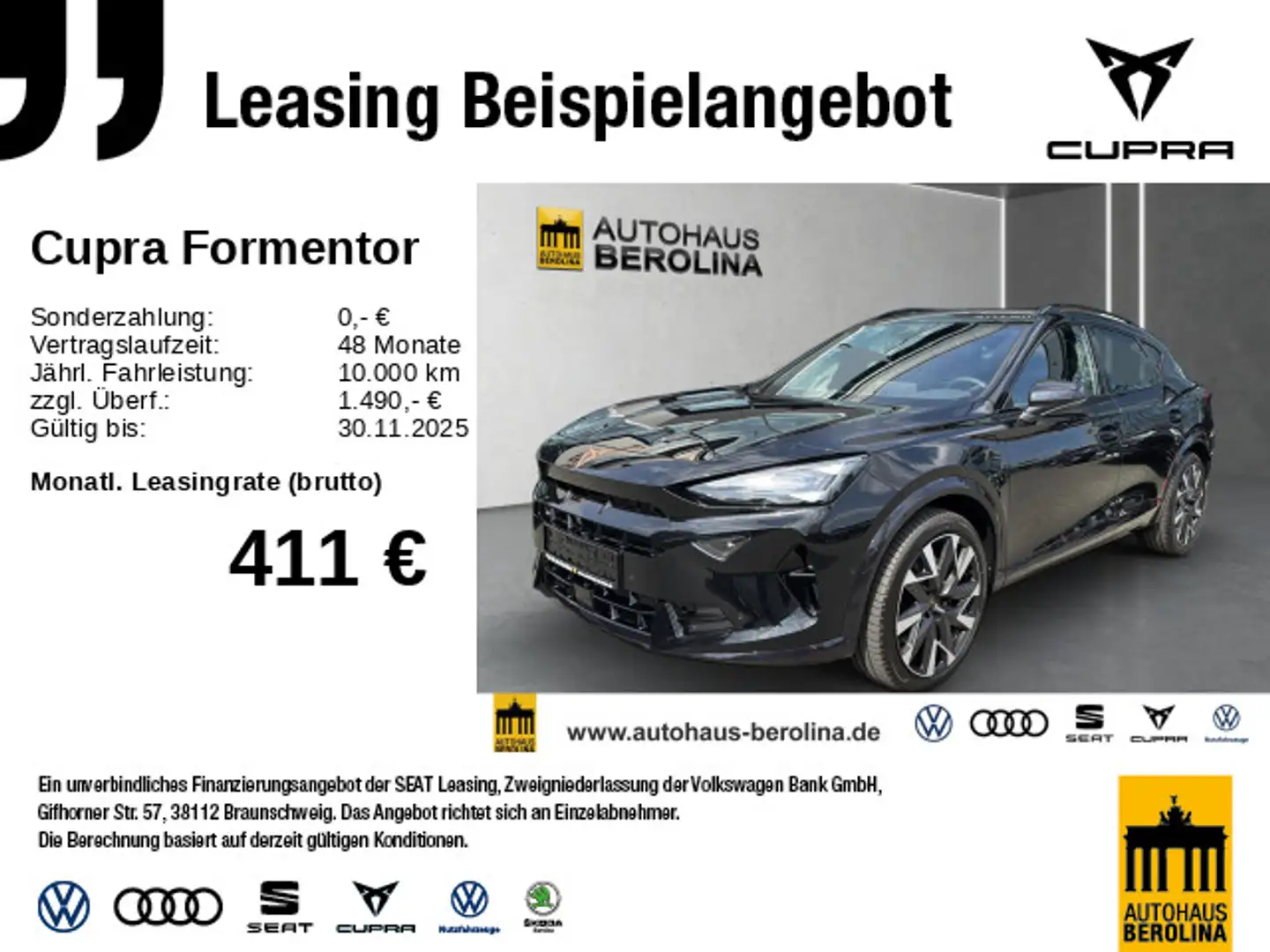 CUPRA Formentor 1.5 e-Hybrid VZ DSG *R-CAM*SENNHEISER* Zwart - 1