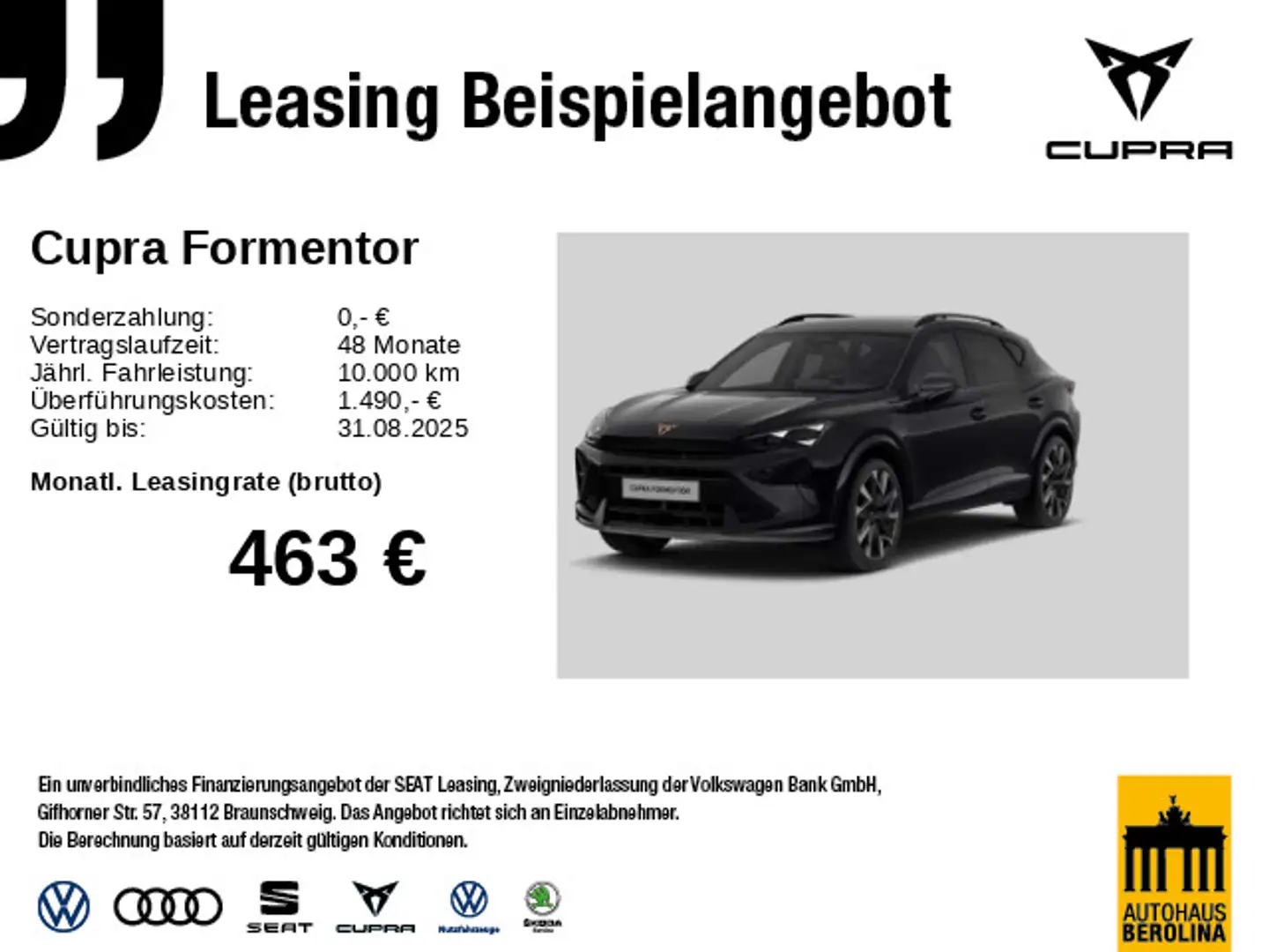 CUPRA Formentor 1.5 e-Hybrid VZ DSG *R-CAM*SENNHEISER* Negro - 1