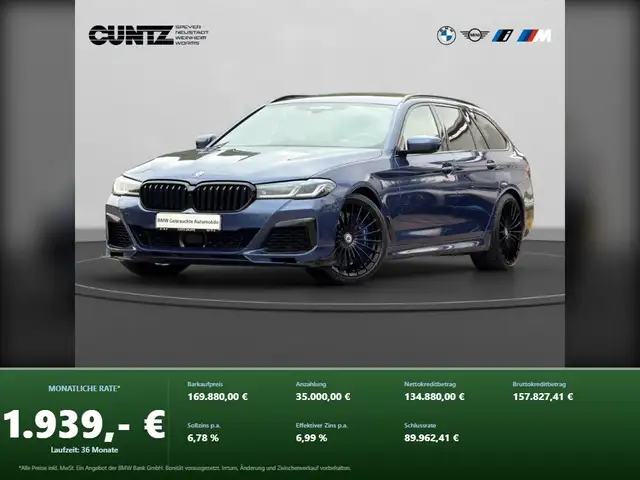 Alpina B5 GT Touring Laserlicht Anhängerk. Softclose Harman/