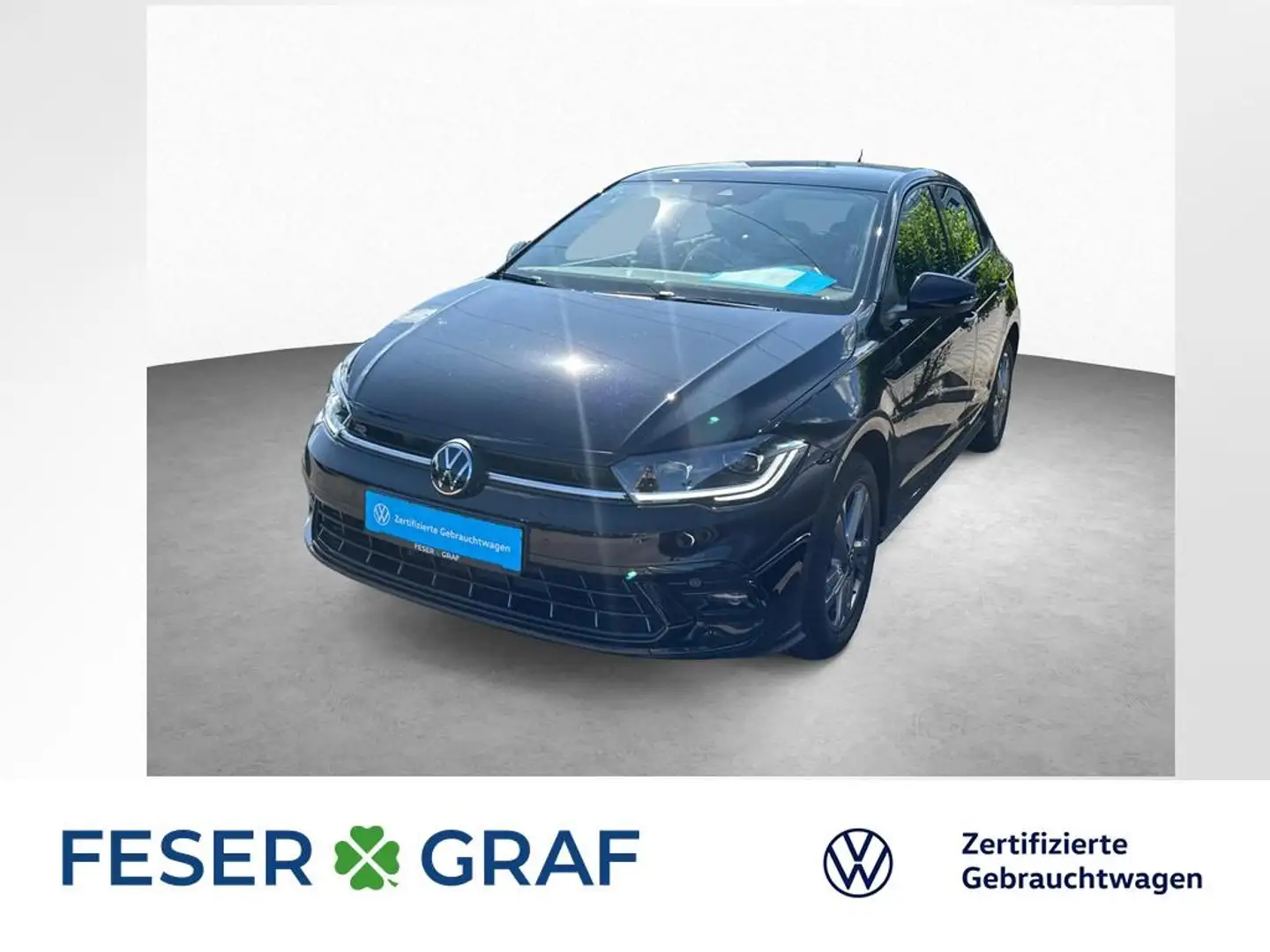 Volkswagen Polo 1.0 TSI DSG R-Line KAM NAVI ACC IQ.LIGHT Schwarz - 1