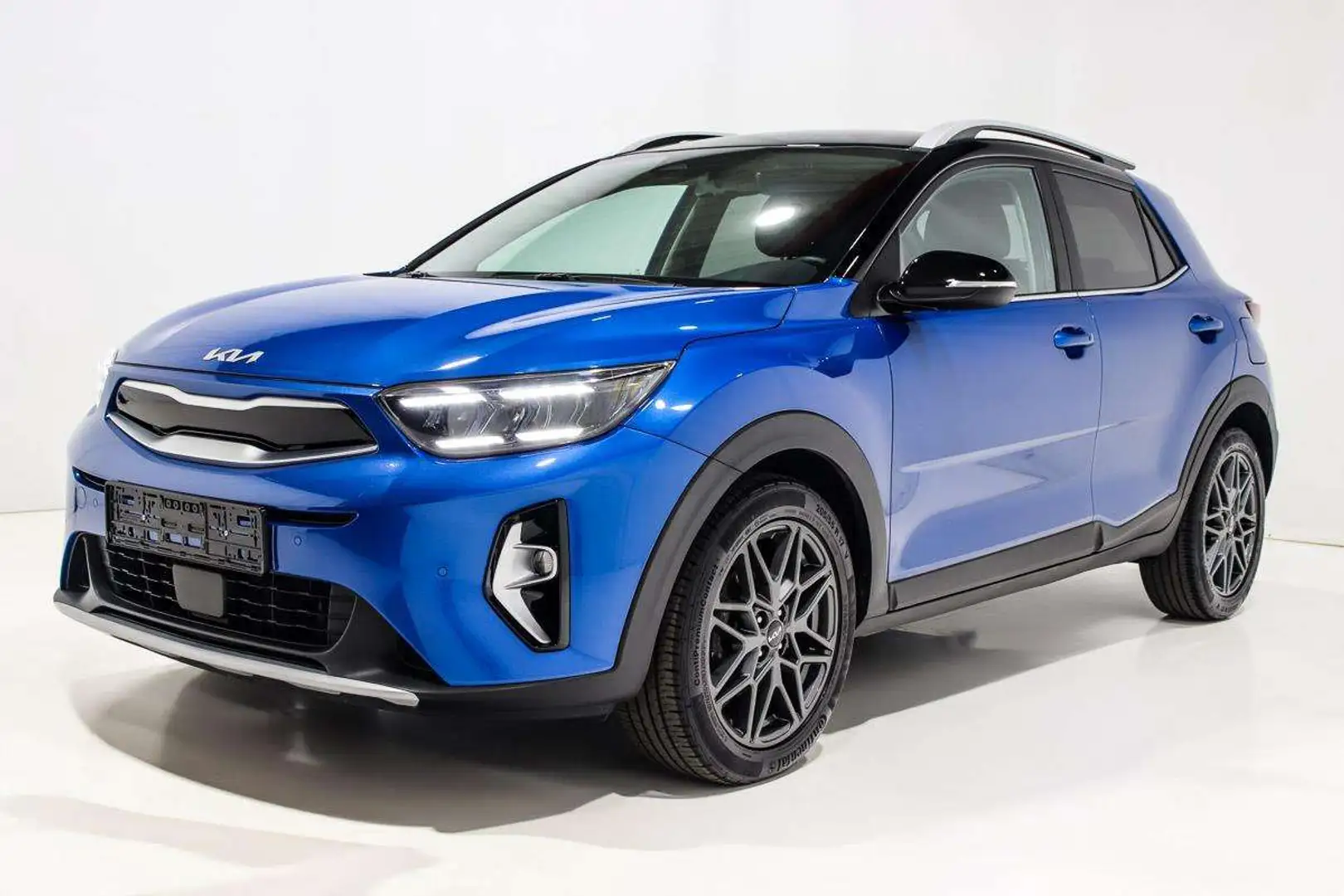 Kia Stonic 1.0 T GDI 120 AUTOMATIQUE SEMI CUIR LED GPS CAMERA Bleu - 2