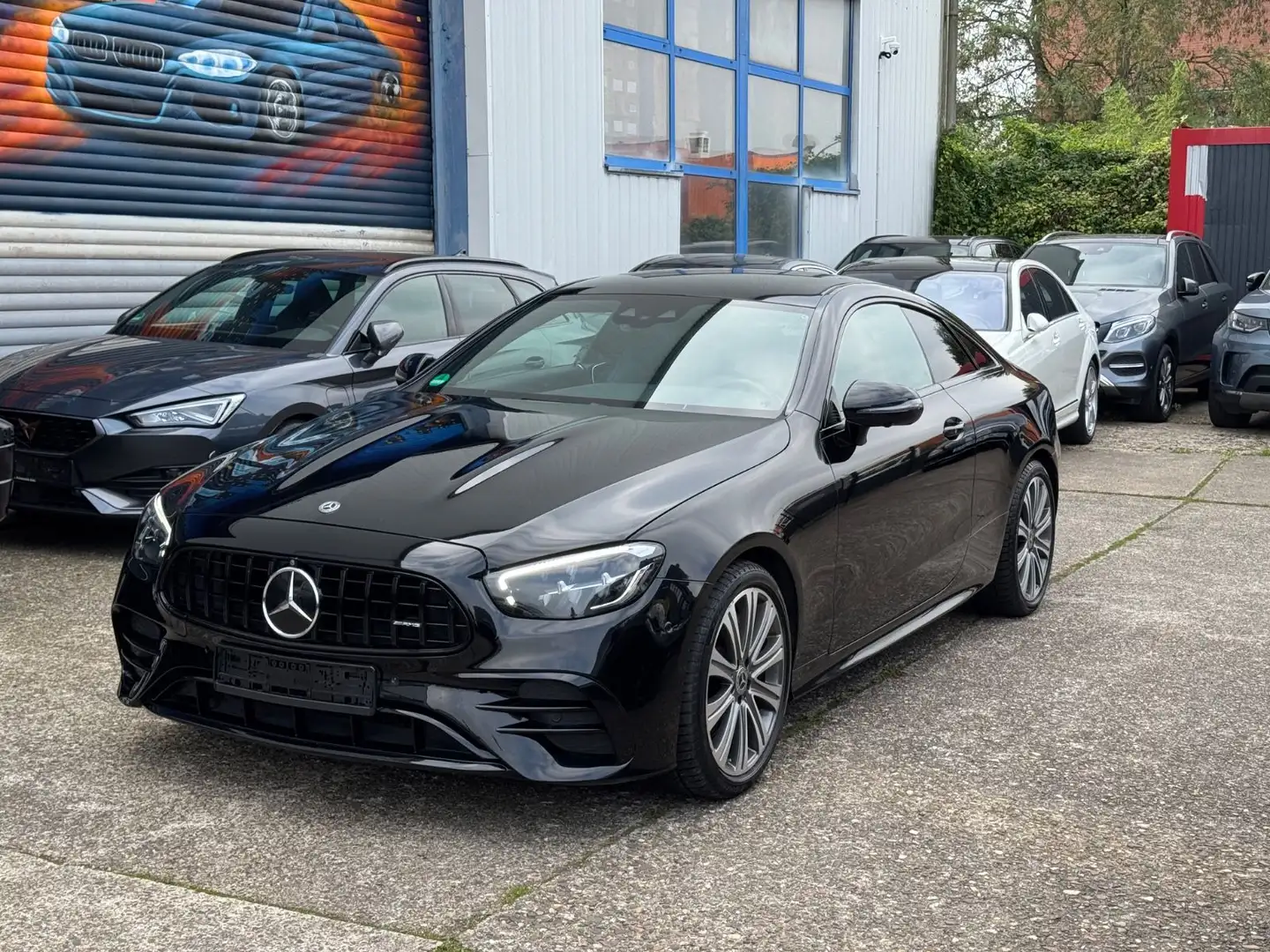 Mercedes-Benz E 450 Coupe 4Matic AMG/360/ACC/Belüftung Schwarz - 1