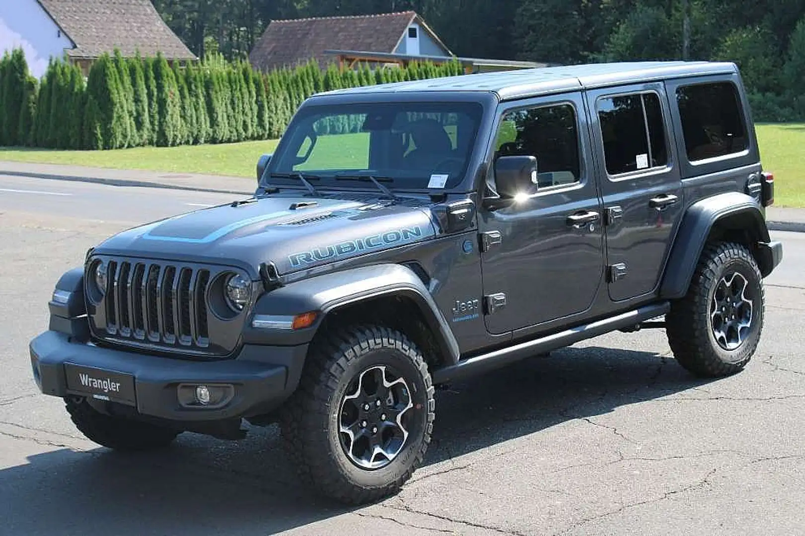 Jeep Wrangler Rubicon PHEV 2,0 GME Aut. Schwarz - 2