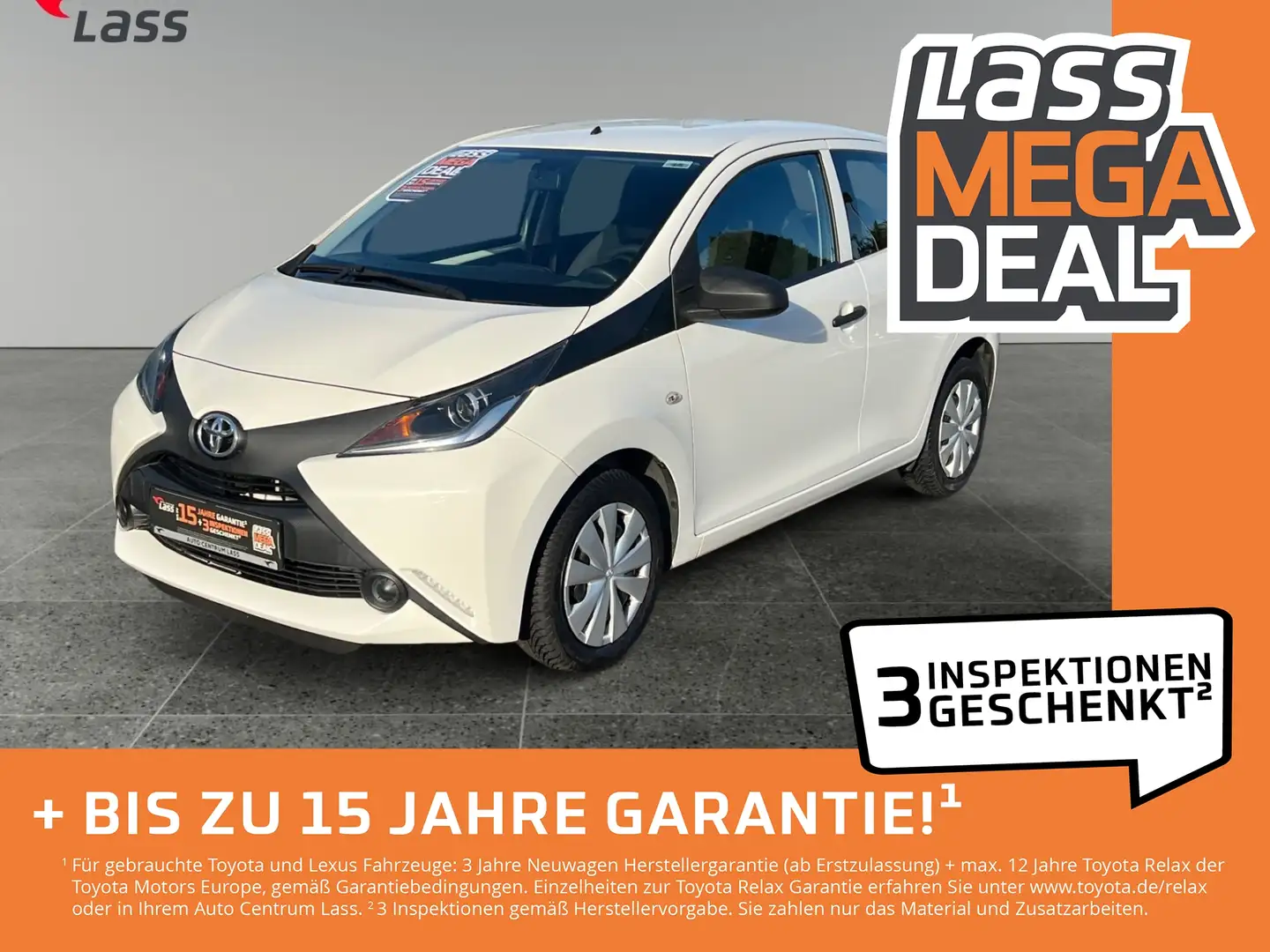 Toyota Aygo 1.0 x Weiß - 1