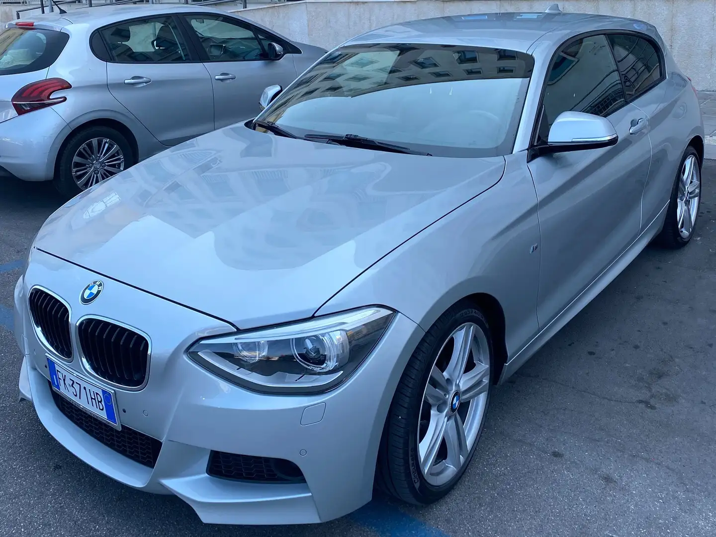 BMW 118 118d 3p Msport Argento - 2