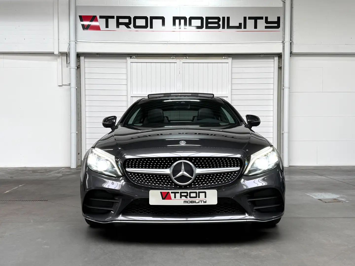 Mercedes-Benz C 200 Coupe 9G AMG PANO*BURMESTER*CARPLAY*LED*FULLOPTION Gris - 2