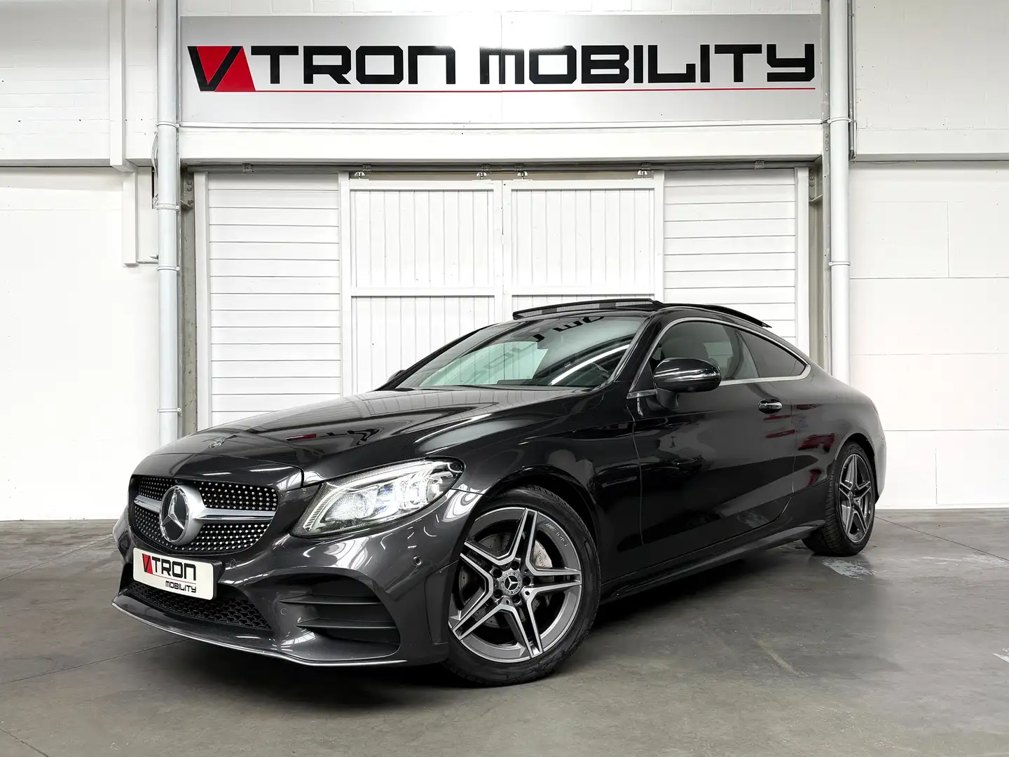 Mercedes-Benz C 200 Coupe 9G AMG PANO*BURMESTER*CARPLAY*LED*FULLOPTION Gris - 1