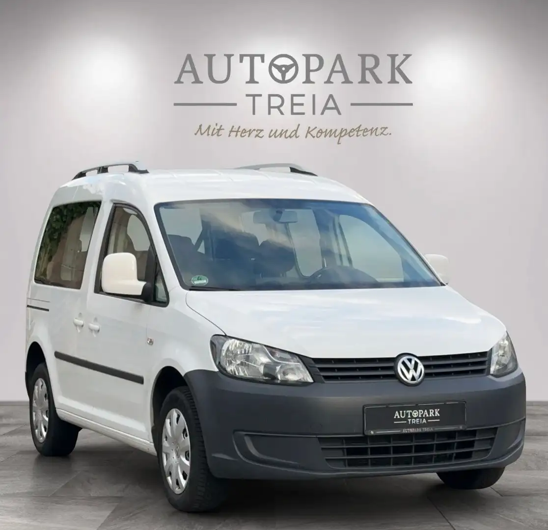 Volkswagen Caddy 1.2 TSI Kombi (TÜV Neu- 7 Sitze- Klima) Weiß - 1