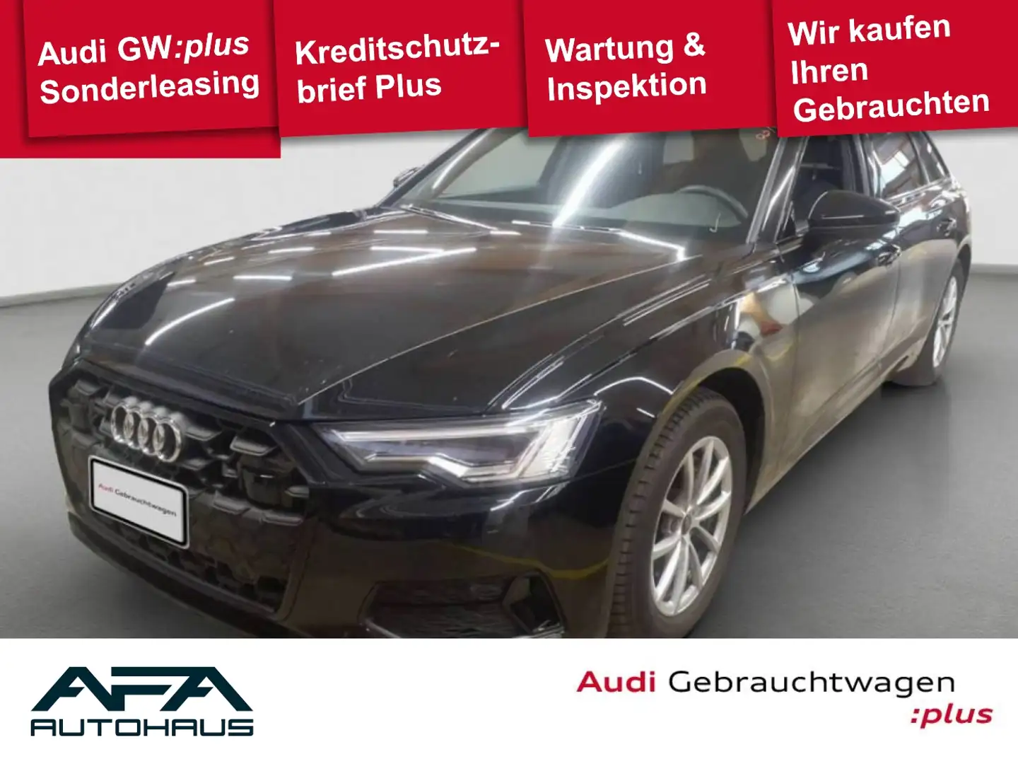 Audi A6 Avant 45 TDI qu. S tronic Pano*AHK*Matrix*RFK Schwarz - 1