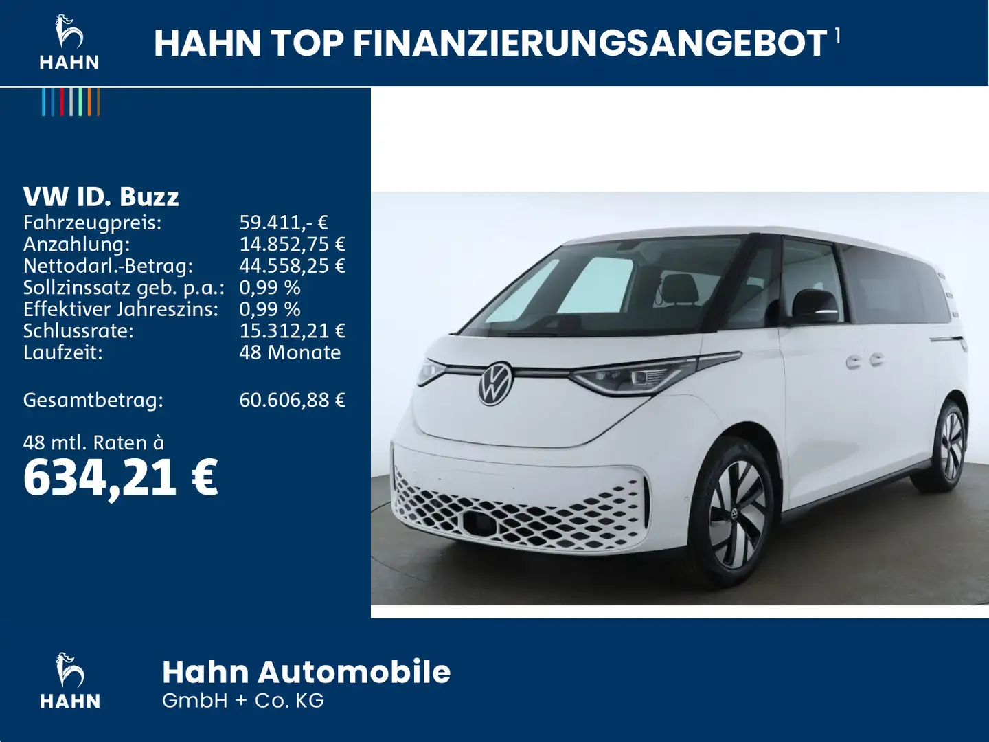 Volkswagen ID. Buzz ID.Buzz Pro LR 210KW AHK ACC LED Matrix Weiß - 2