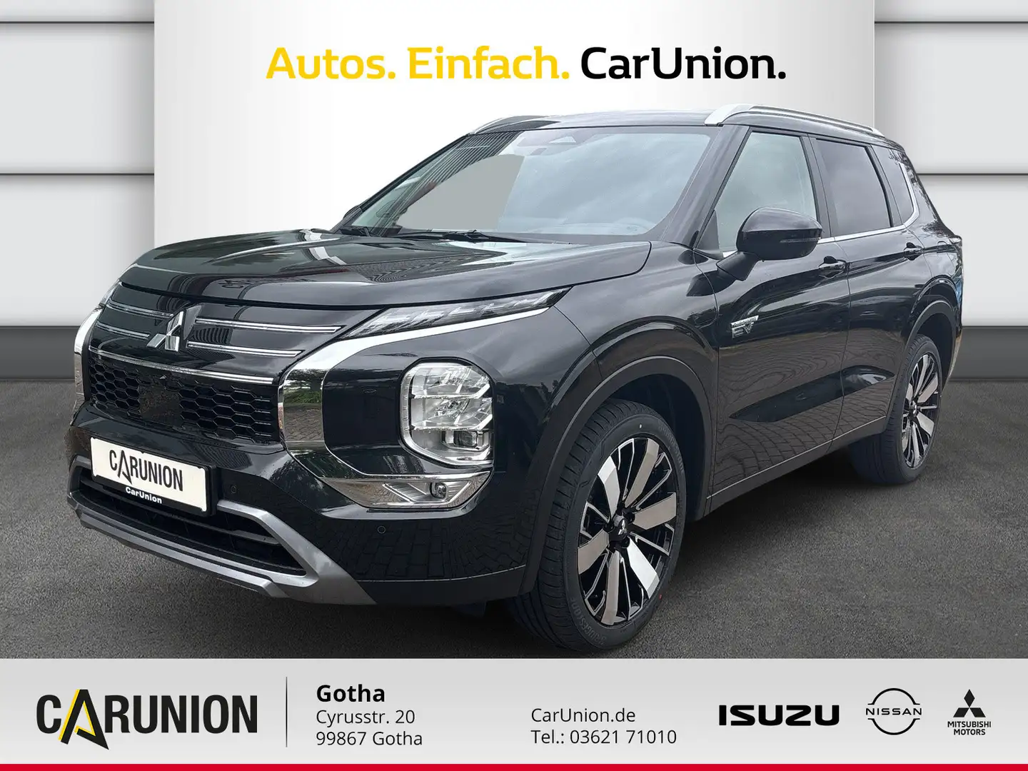 Mitsubishi Outlander 2.4 Plug-in Hybrid Intro Edition Schwarz - 1