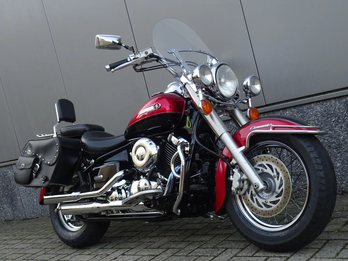 Yamaha XVS 650 CLASSIC Rood - 2