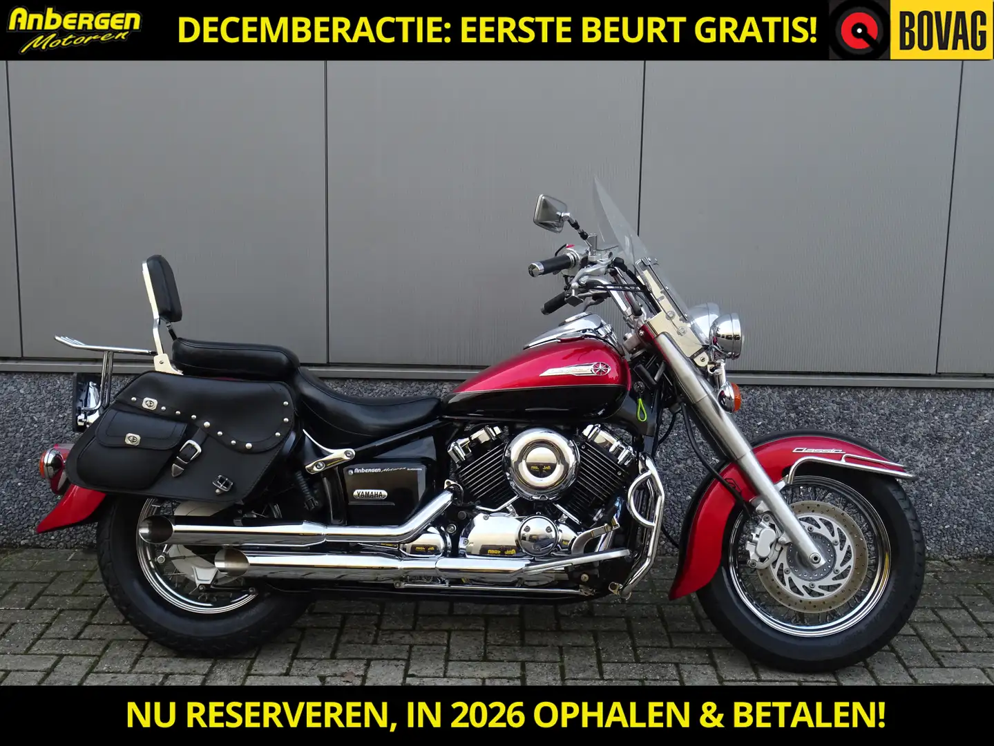 Yamaha XVS 650 CLASSIC Rood - 1