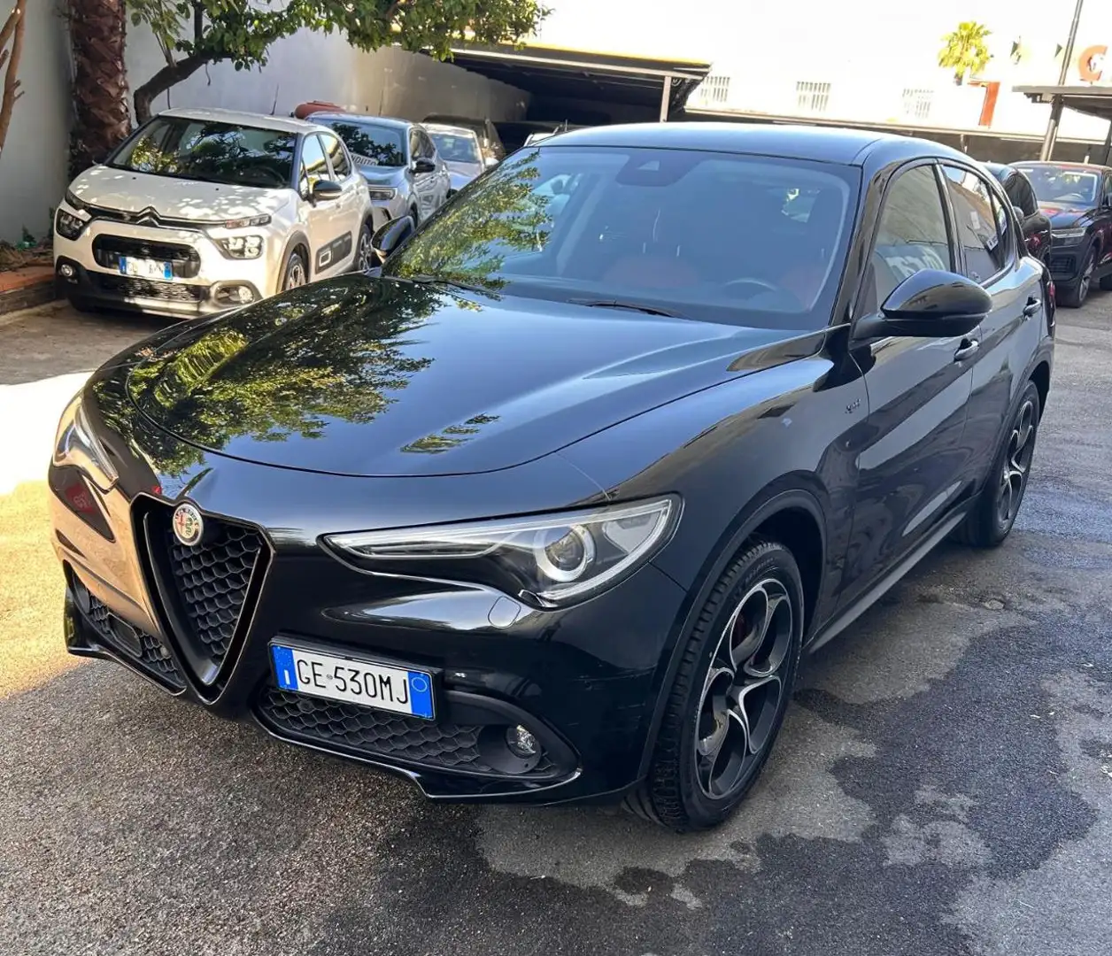 Alfa Romeo Stelvio 2.2 Turbodiesel 190 CV AT8 Q4 Sprint - 25.000 km! Nero - 2