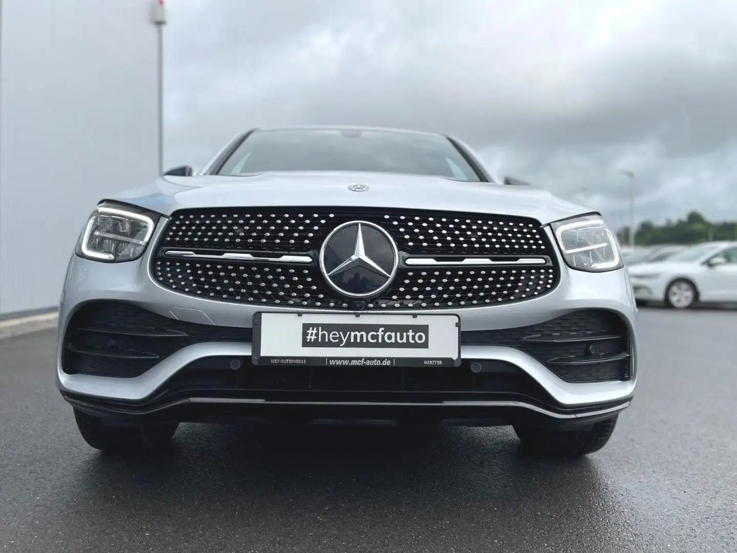 Mercedes-Benz 220 GLC 220d Coupe 4M AMG line NightPaket *360°* Argent - 2