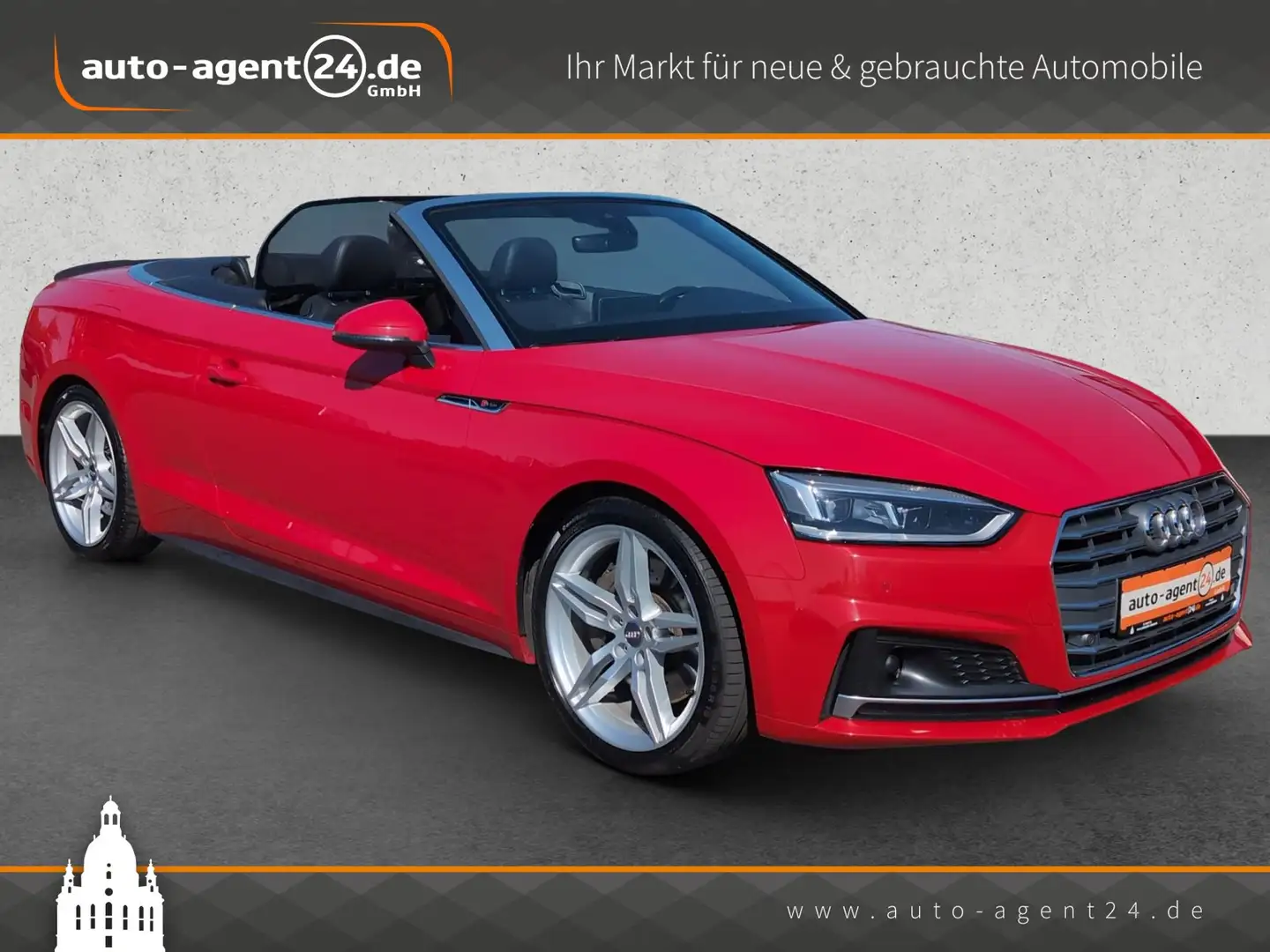 Audi A5 3.0 TDI quat. S-Line/ACC/Sitzlüft./Kopfheiz. Rot - 1