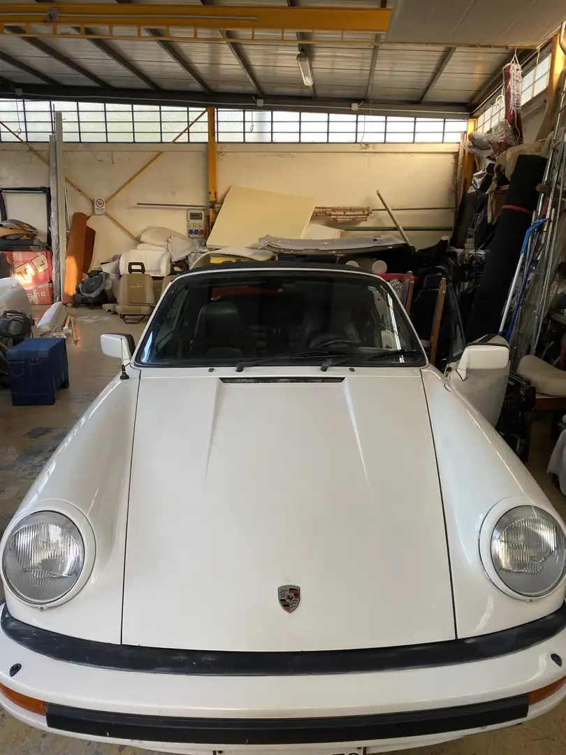Porsche 911 3.2 carrera cabrio Bianco - 1