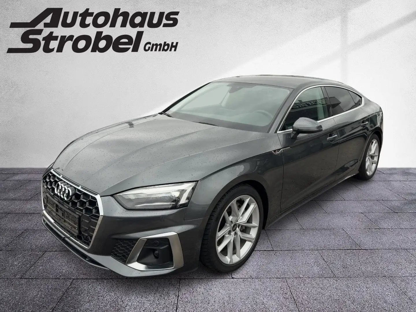 Audi A5 2.0 TDI S-Tronic S-Line Navi LED Ka Grau - 2