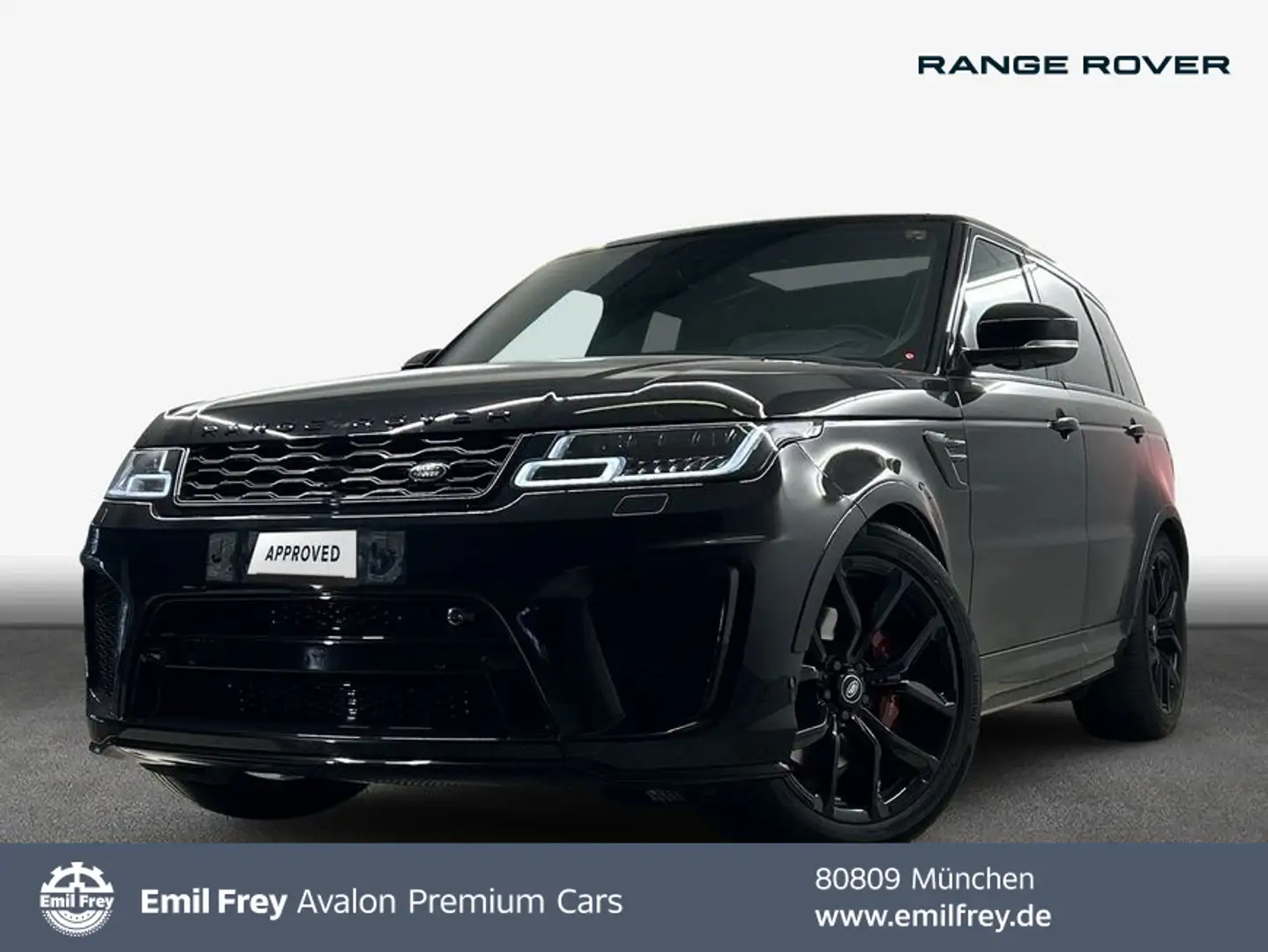Land Rover Range Rover Sport P575 5.0 V8 SVR Schwarz - 1