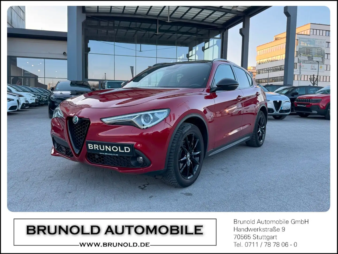Alfa Romeo Stelvio Serie 0 MY19 B-Tech 2.2 Diesel 16V 209PS Rot - 1