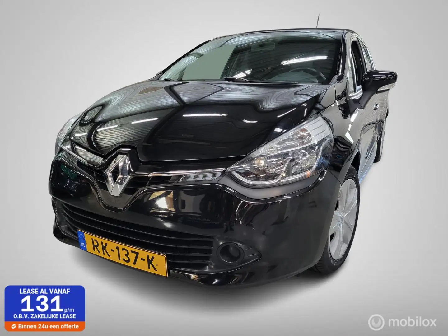 Renault Clio 0.9 TCe Eco2 Limited/Cruise/Airco/Navi/R-link Schwarz - 1