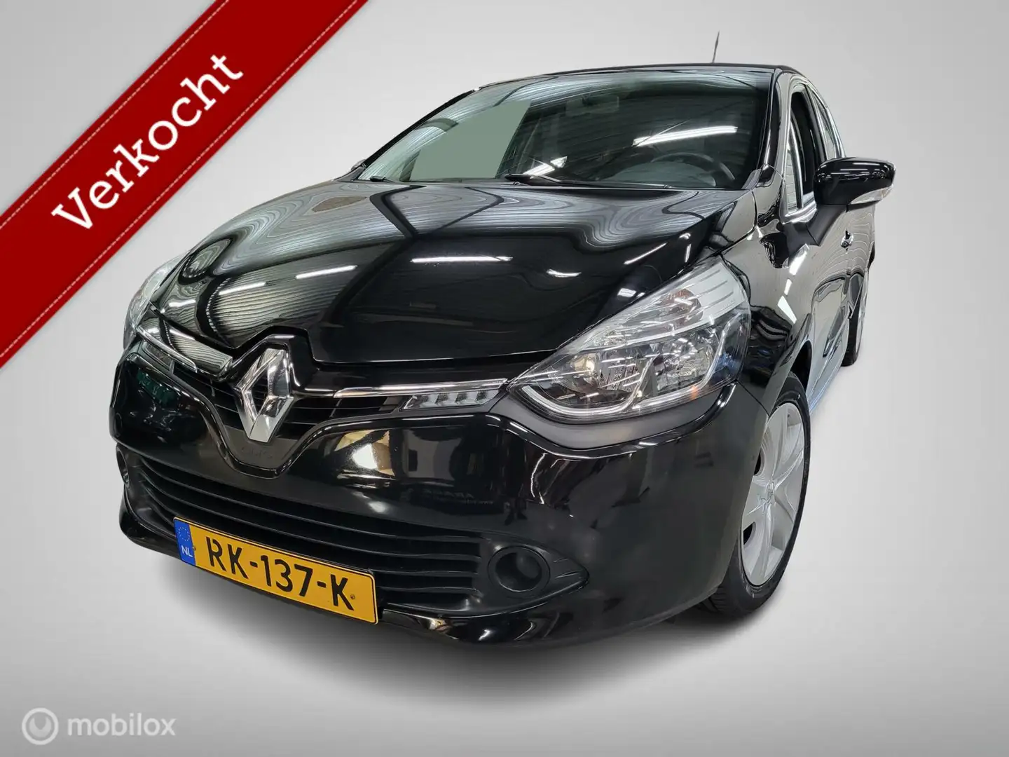Renault Clio 0.9 TCe Eco2 Limited/Cruise/Airco/Navi/R-link Zwart - 1