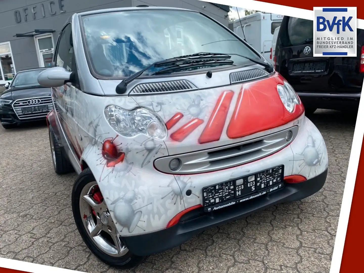 smart forTwo fortwo cabrio Passion Automatik Klima Shz Argent - 1