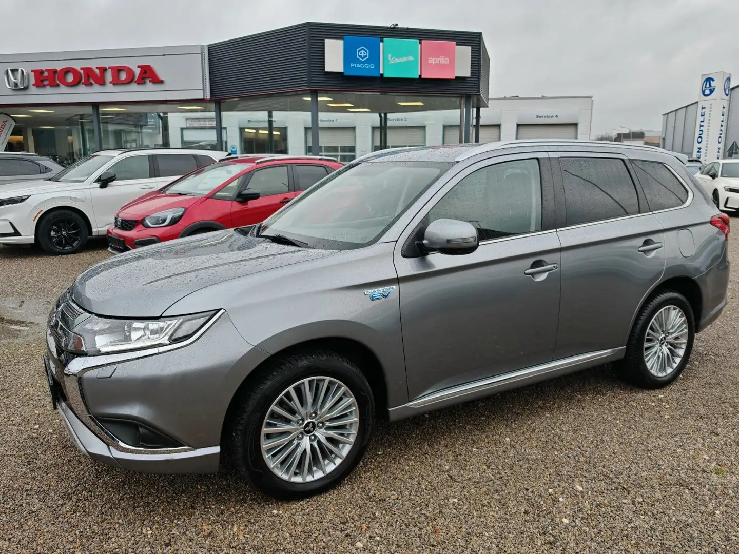 Mitsubishi Outlander PHEV Spirit 4WD|Kamera|NAVI|Stand HZG| Gris - 1