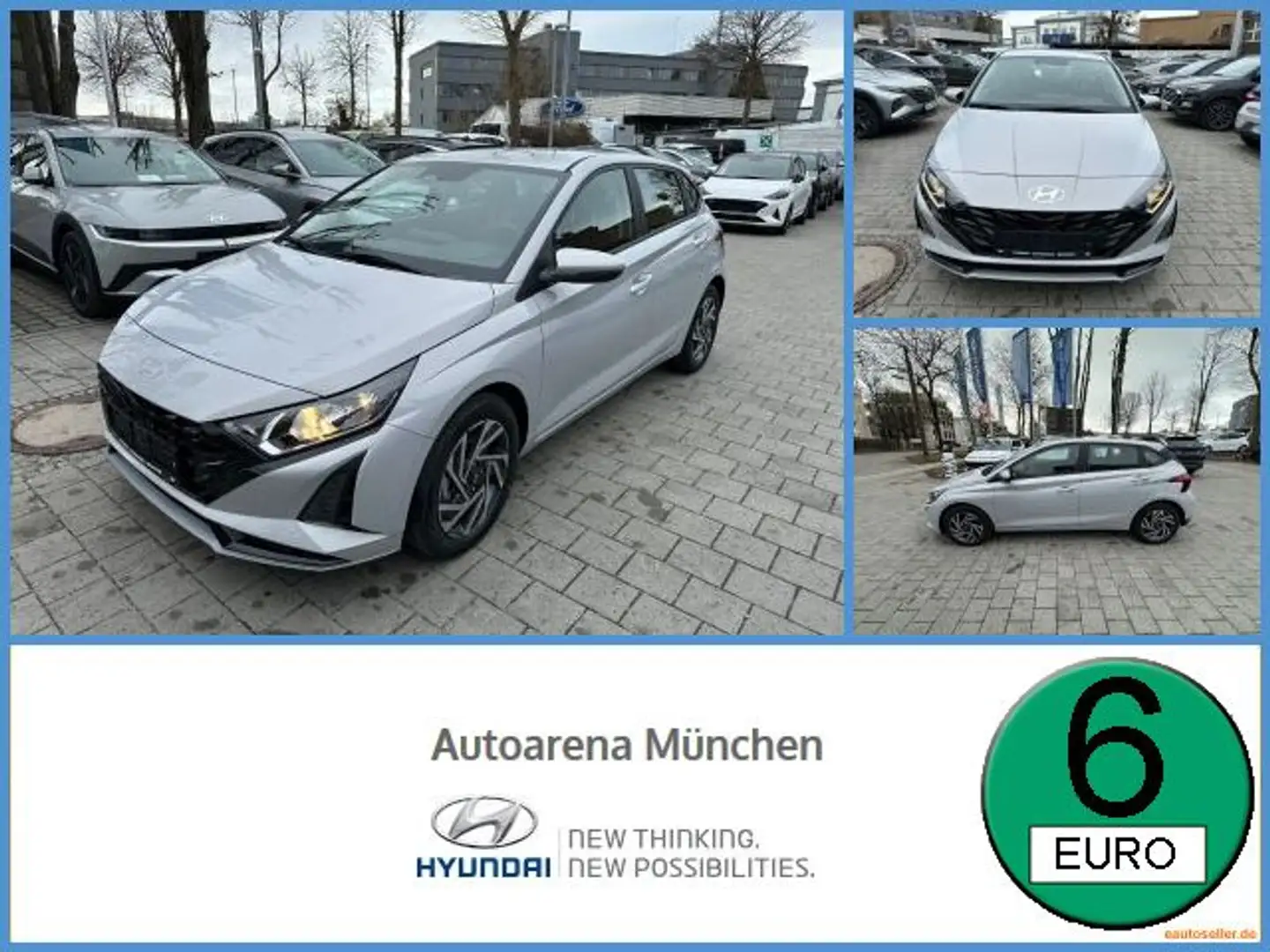 Hyundai i20 1.0 T-GDI Trend FLA 4xSHZ SpurH LM KlimaA Gris - 1