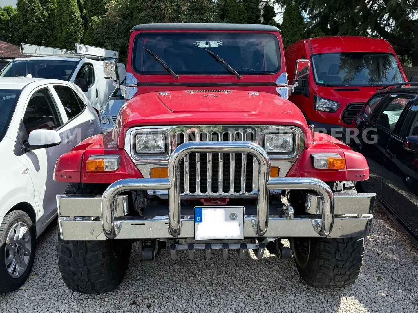 Jeep Wrangler 4.0 5GANG-HOCH-BREIT-H-ZULASSUNG Rot - 2
